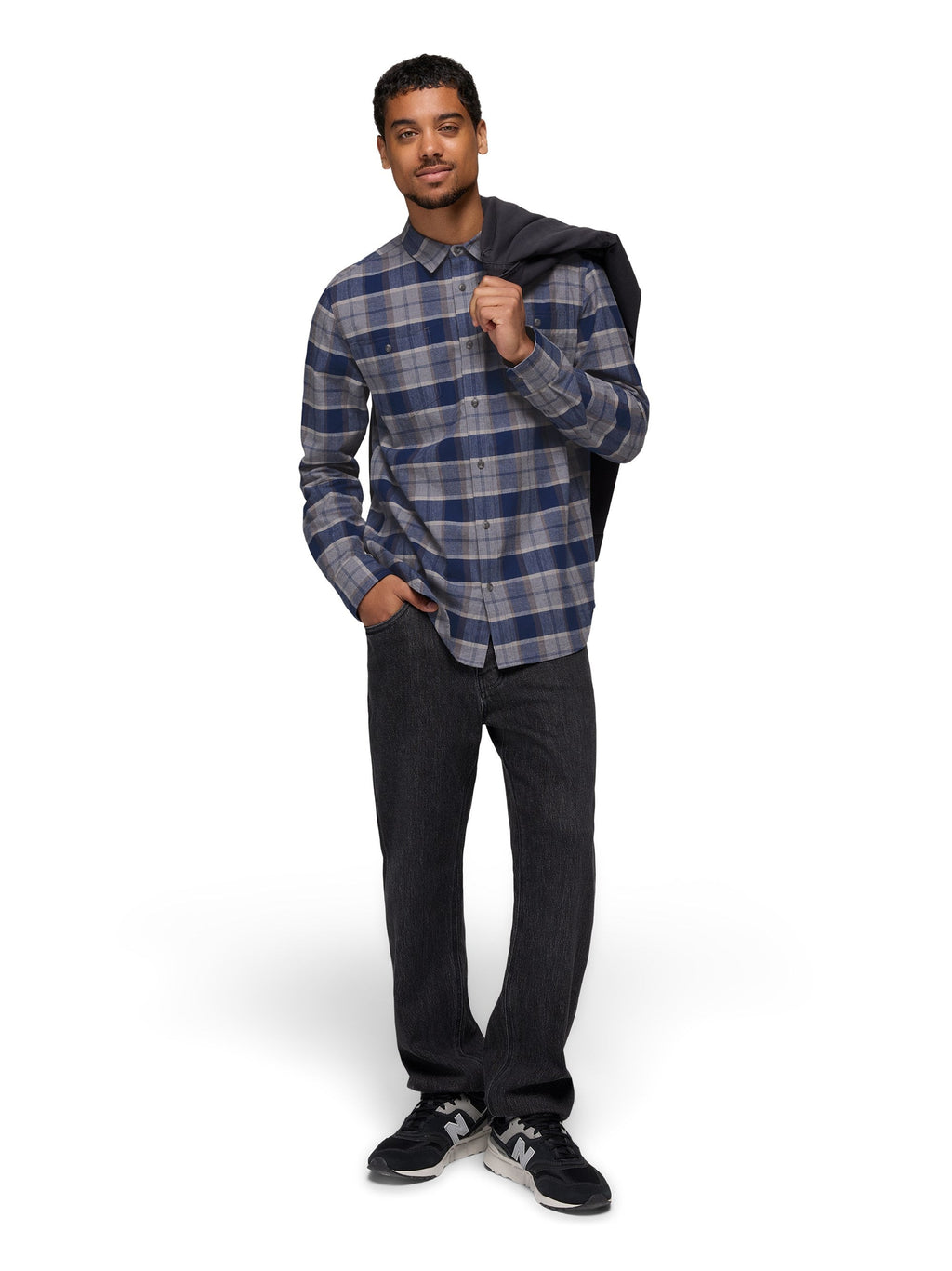 prAna Mens Dolberg Flannel Shirt