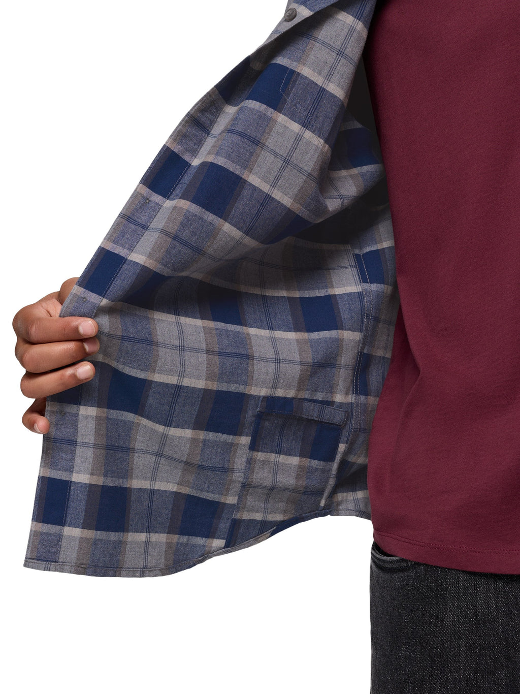 prAna Mens Dolberg Flannel Shirt