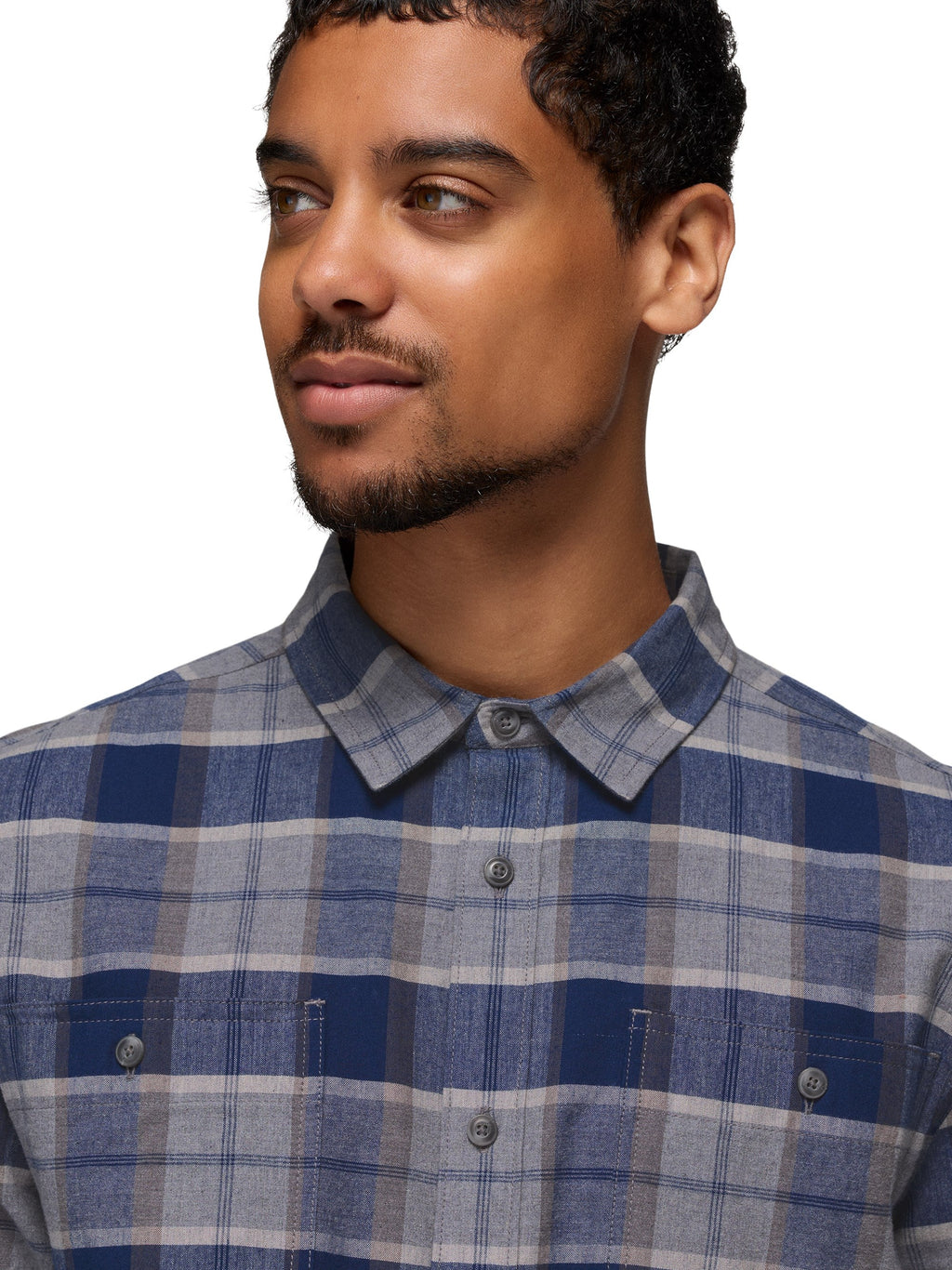 prAna Mens Dolberg Flannel Shirt