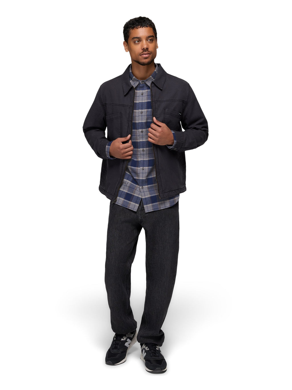 prAna Mens Dolberg Flannel Shirt
