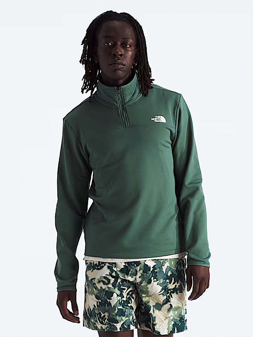 The North Face Mens Cedar Trail Grid Fleece 1/4 Zip