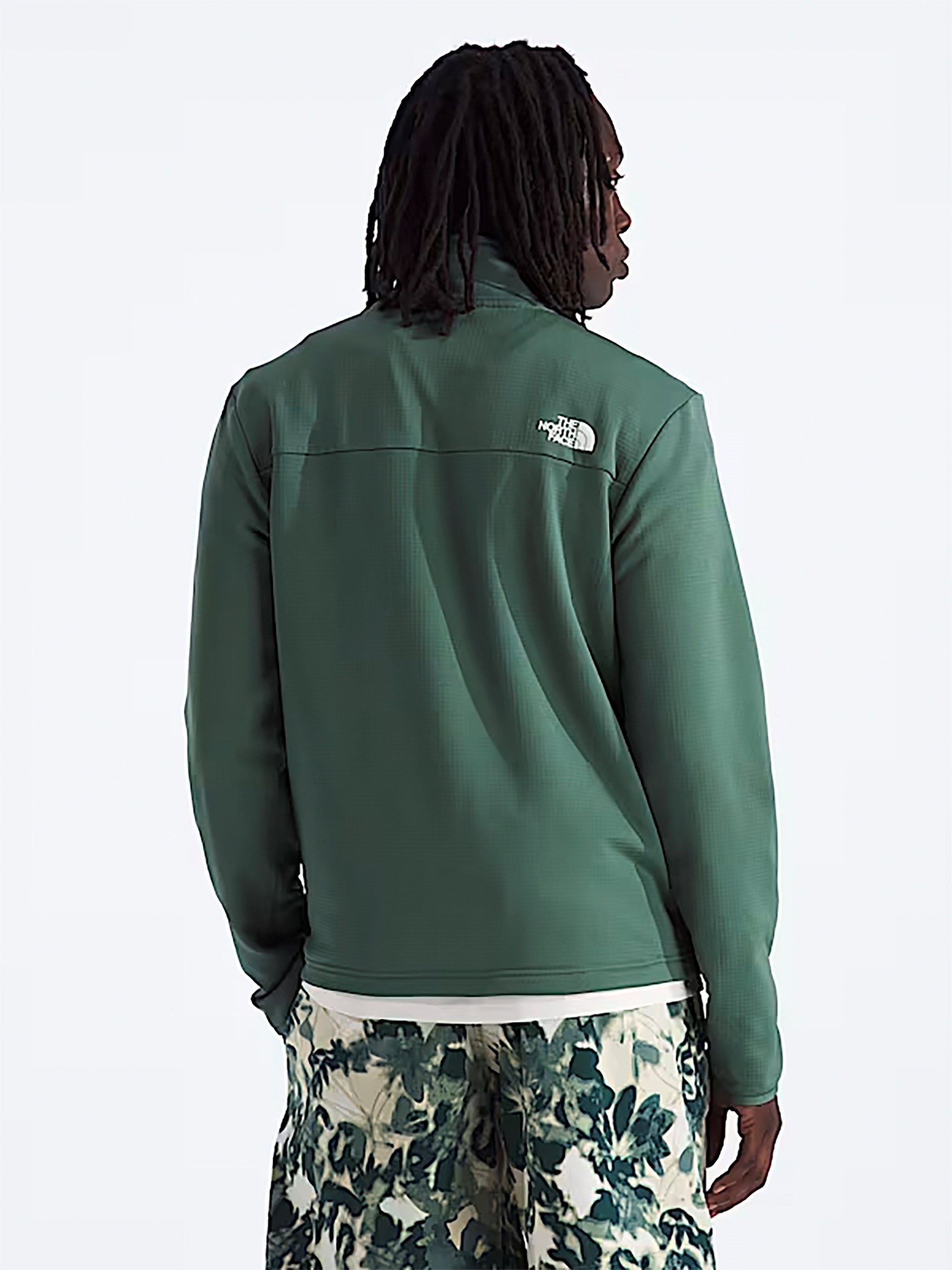 The North Face Mens Cedar Trail Grid Fleece 1/4 Zip