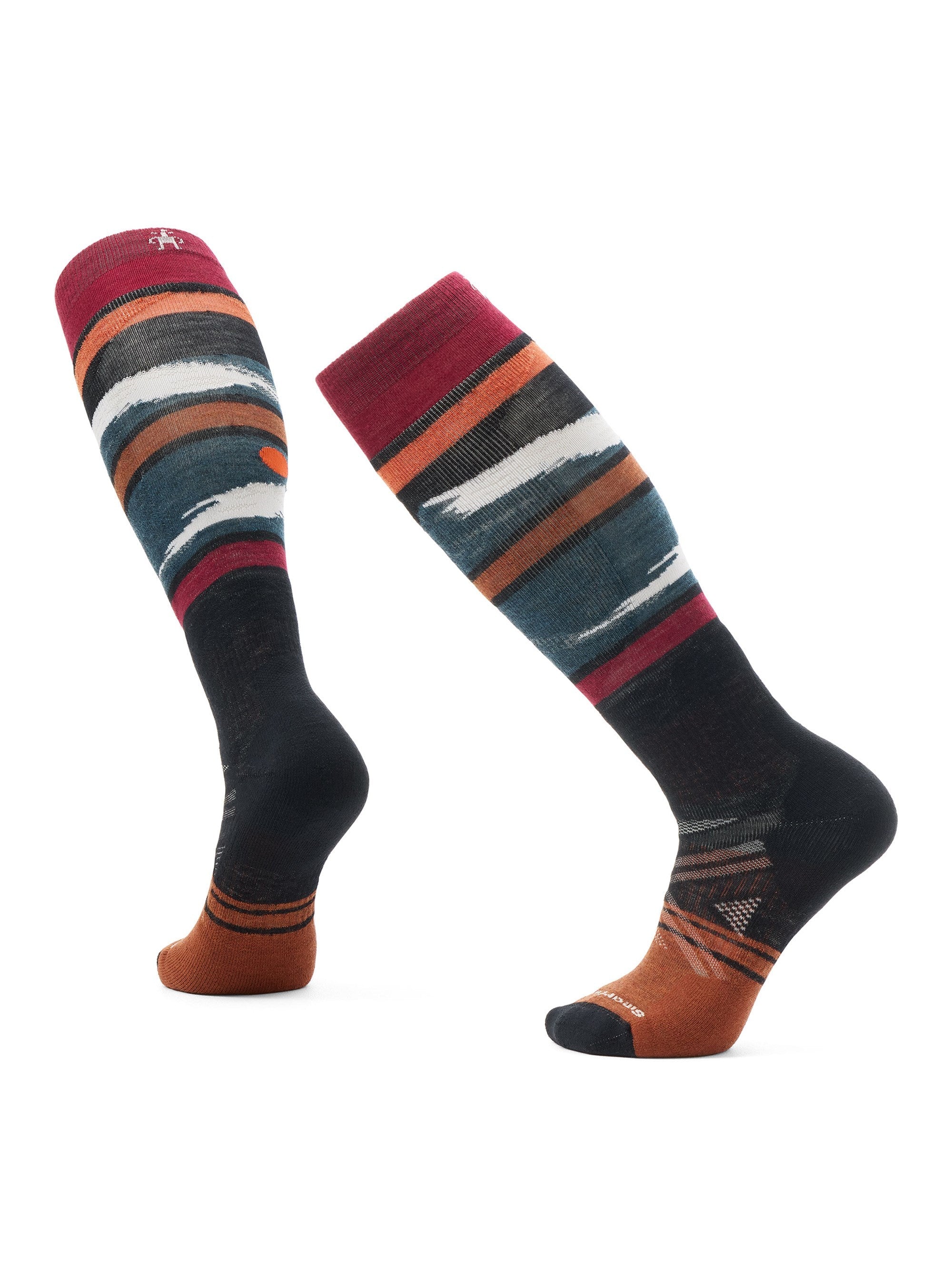Smartwool Mens Ski Full Cushion Midnight Ski OTC Socks