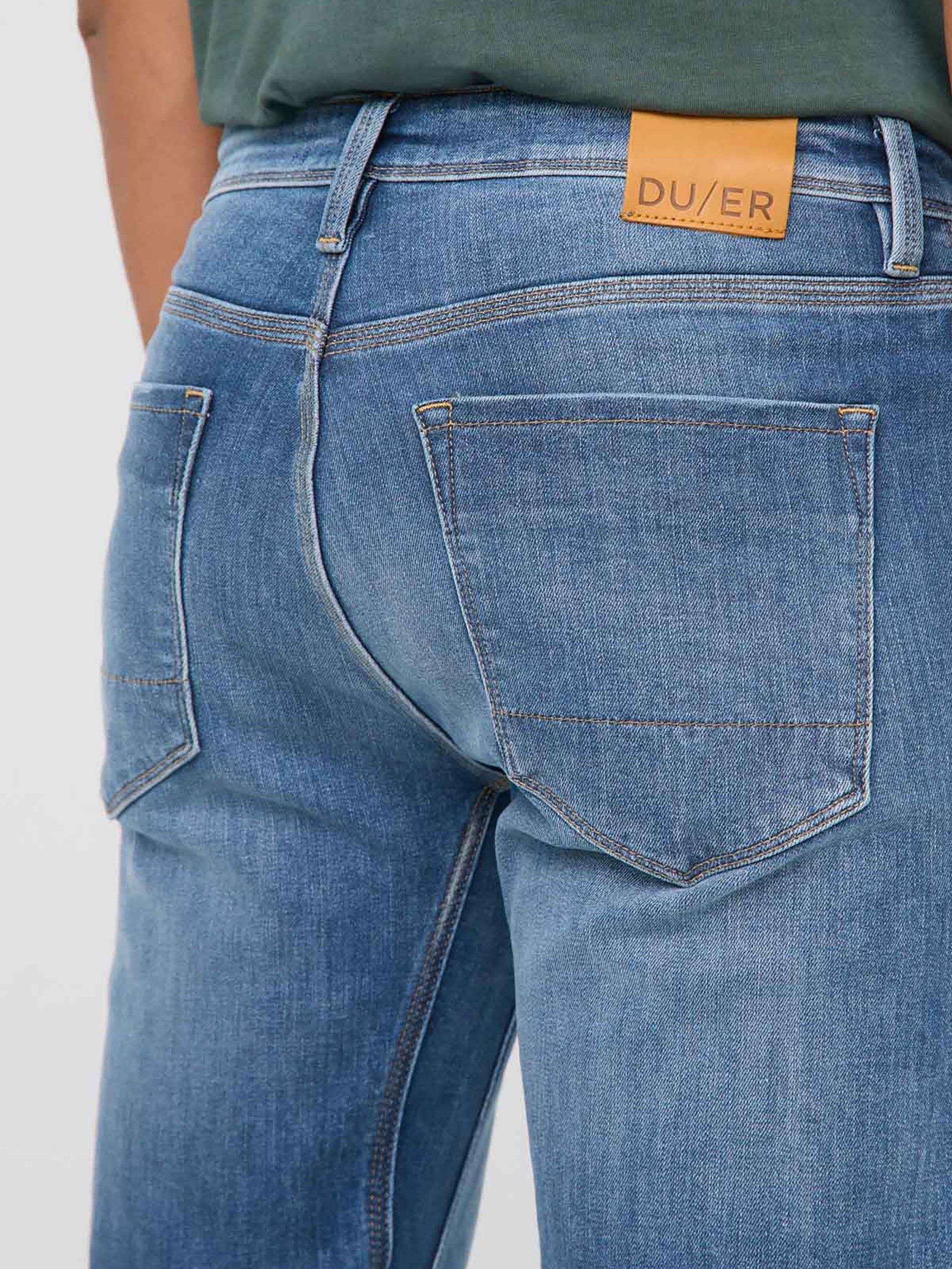 Duer Mens Performance Denim+ Straight Leg Pants