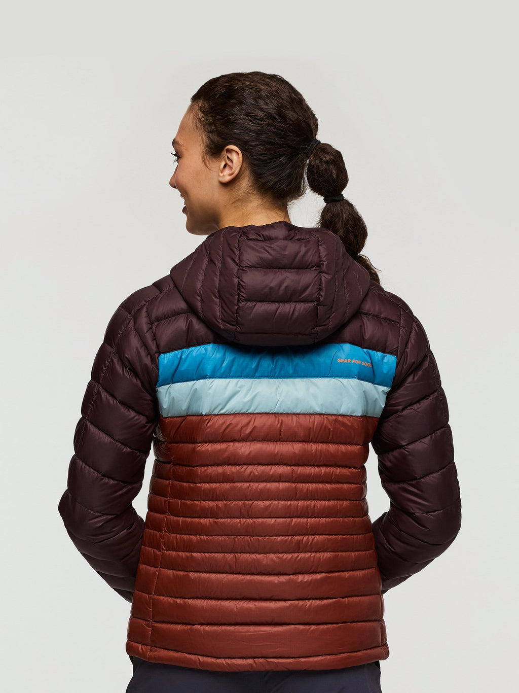 Fuego Womens Down Hooded Jacket