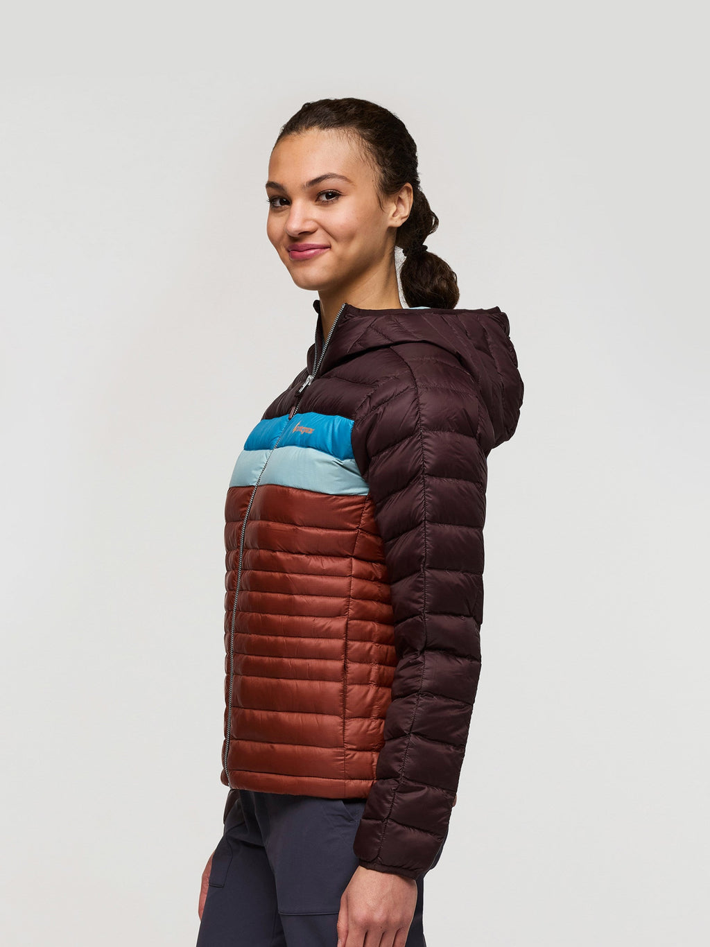 Fuego Womens Down Hooded Jacket