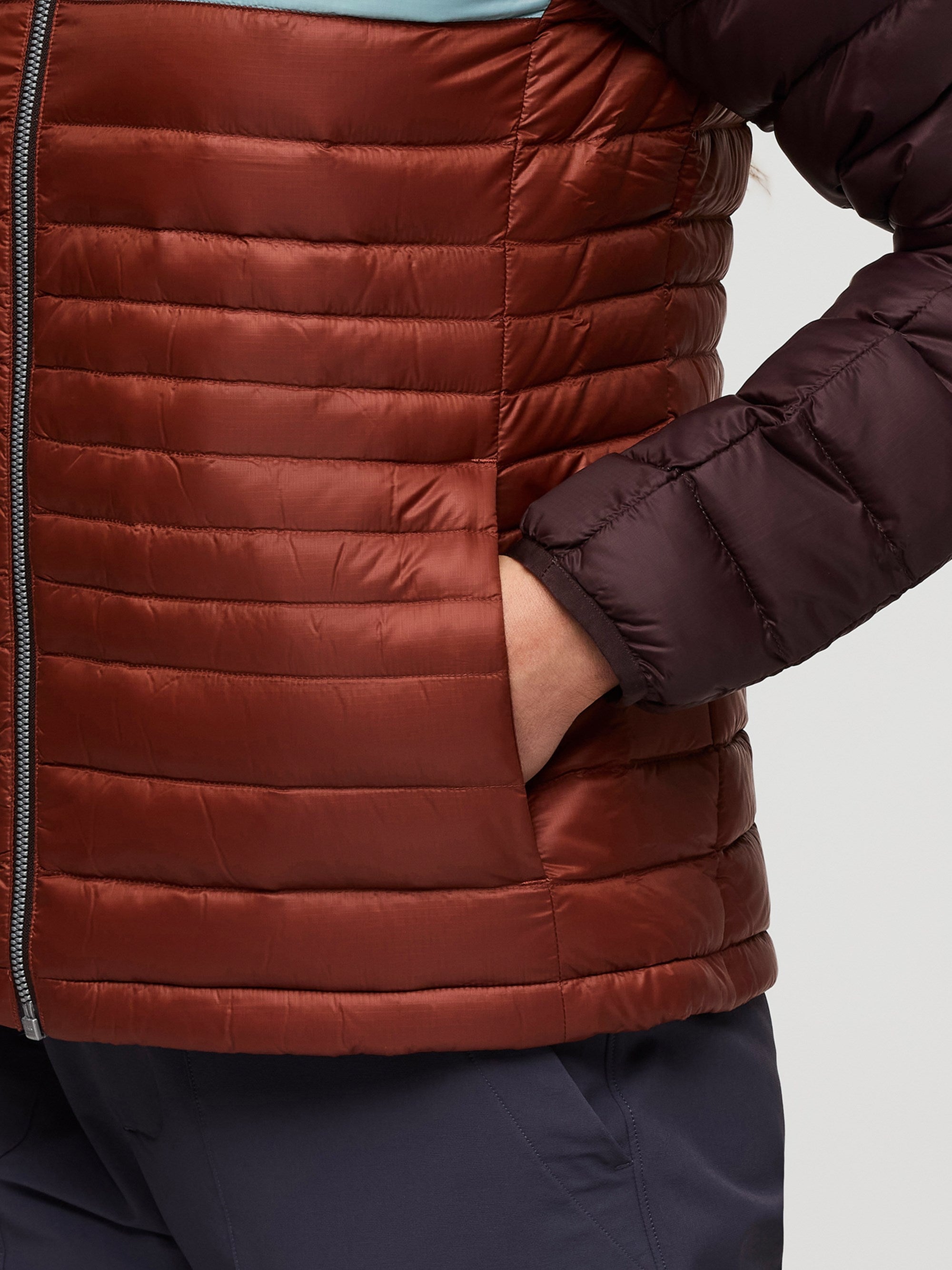 Fuego Womens Down Hooded Jacket