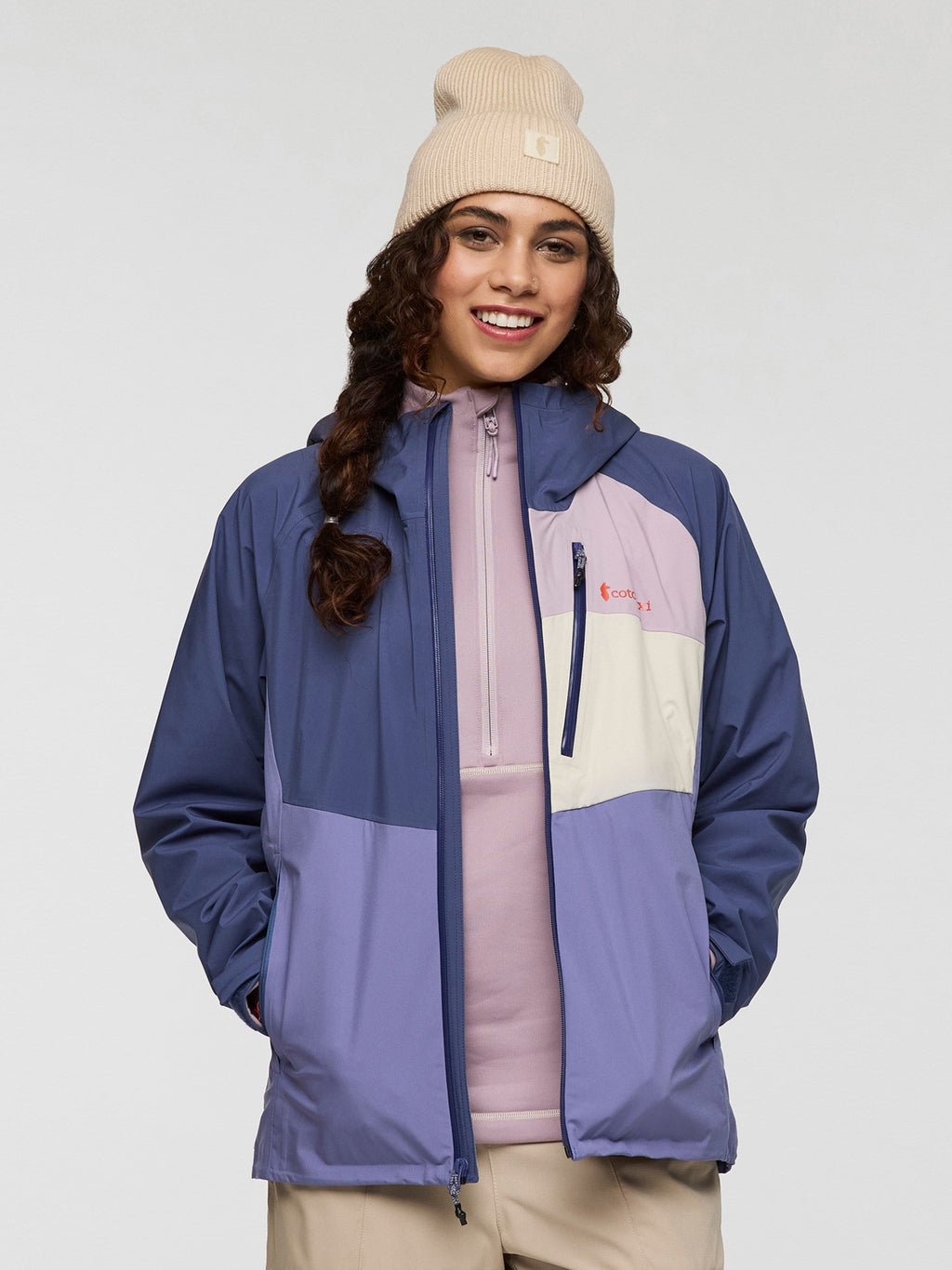 Impermeo Womens 3L Hooded Shell Jacket