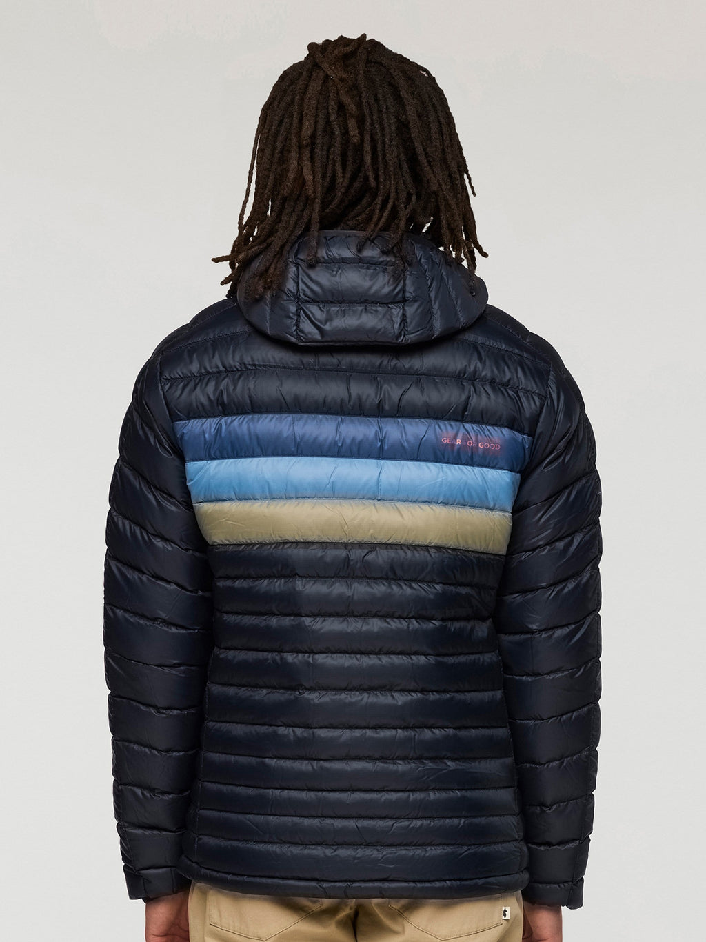 Fuego Mens Down Hooded Jacket