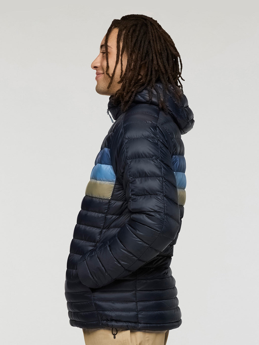 Fuego Mens Down Hooded Jacket