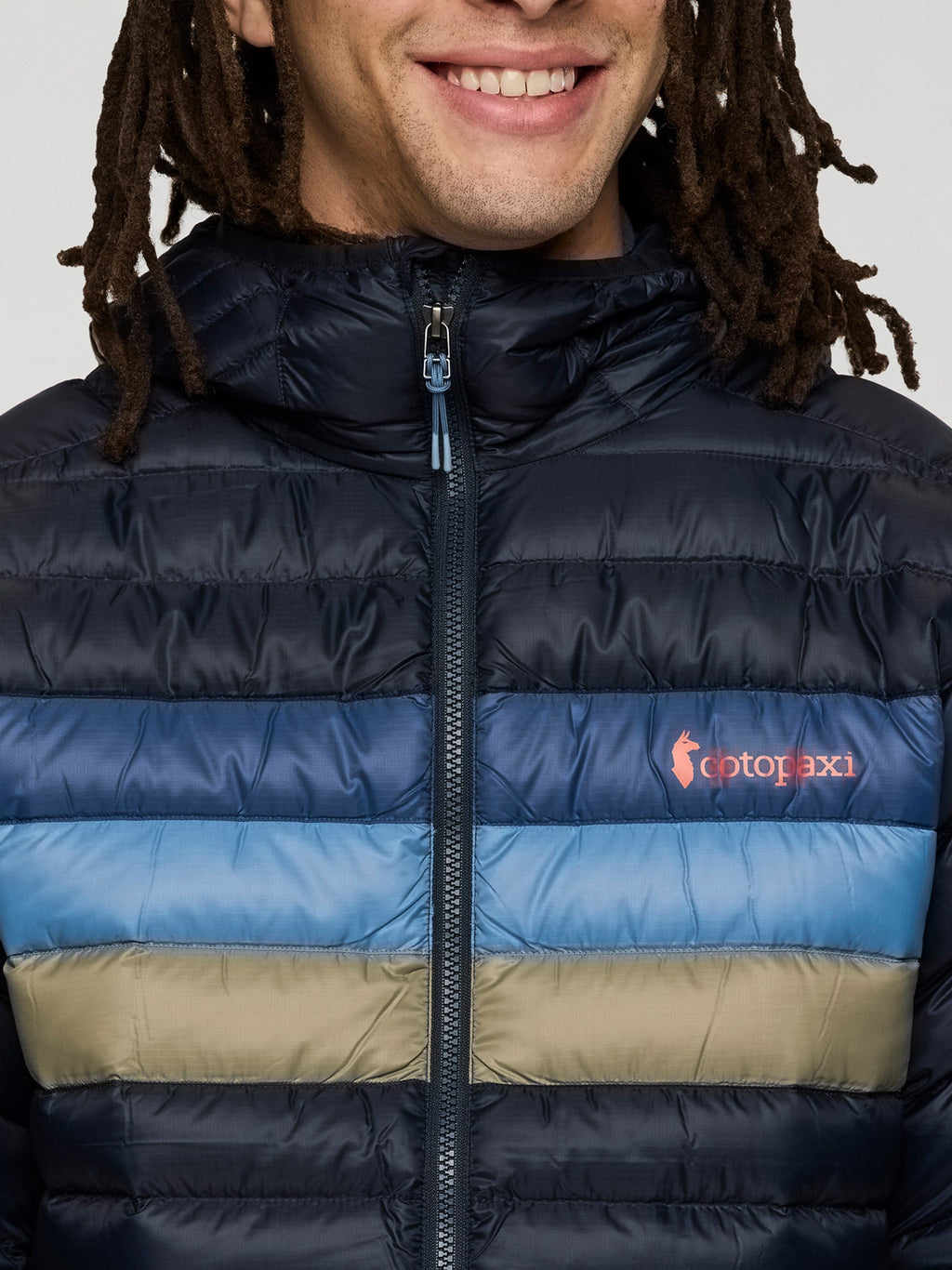 Fuego Mens Down Hooded Jacket