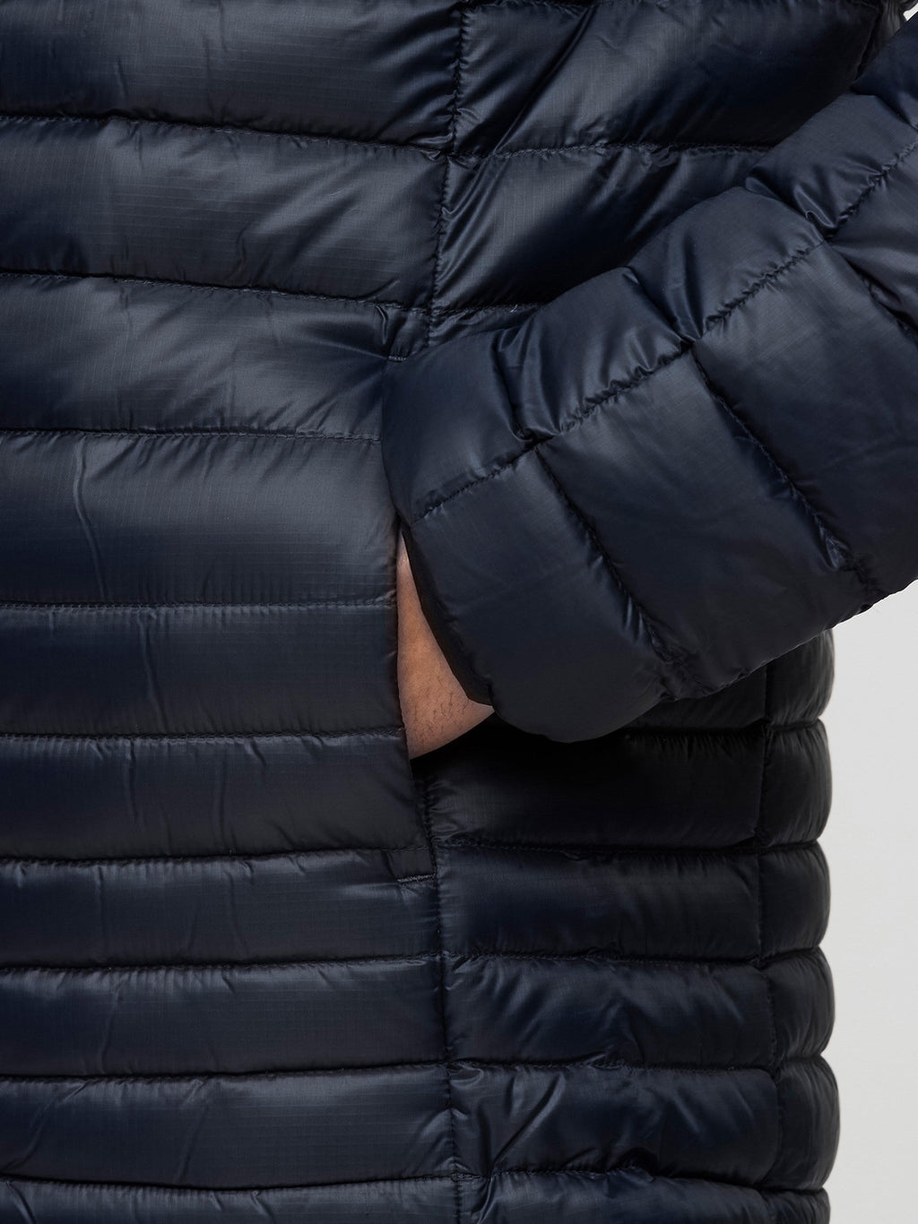 Fuego Mens Down Hooded Jacket
