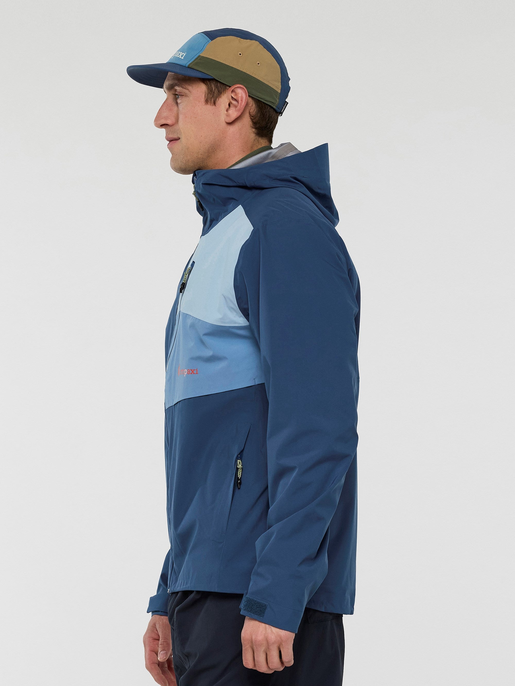 Impermeo Mens 3L Hooded Shell Jacket