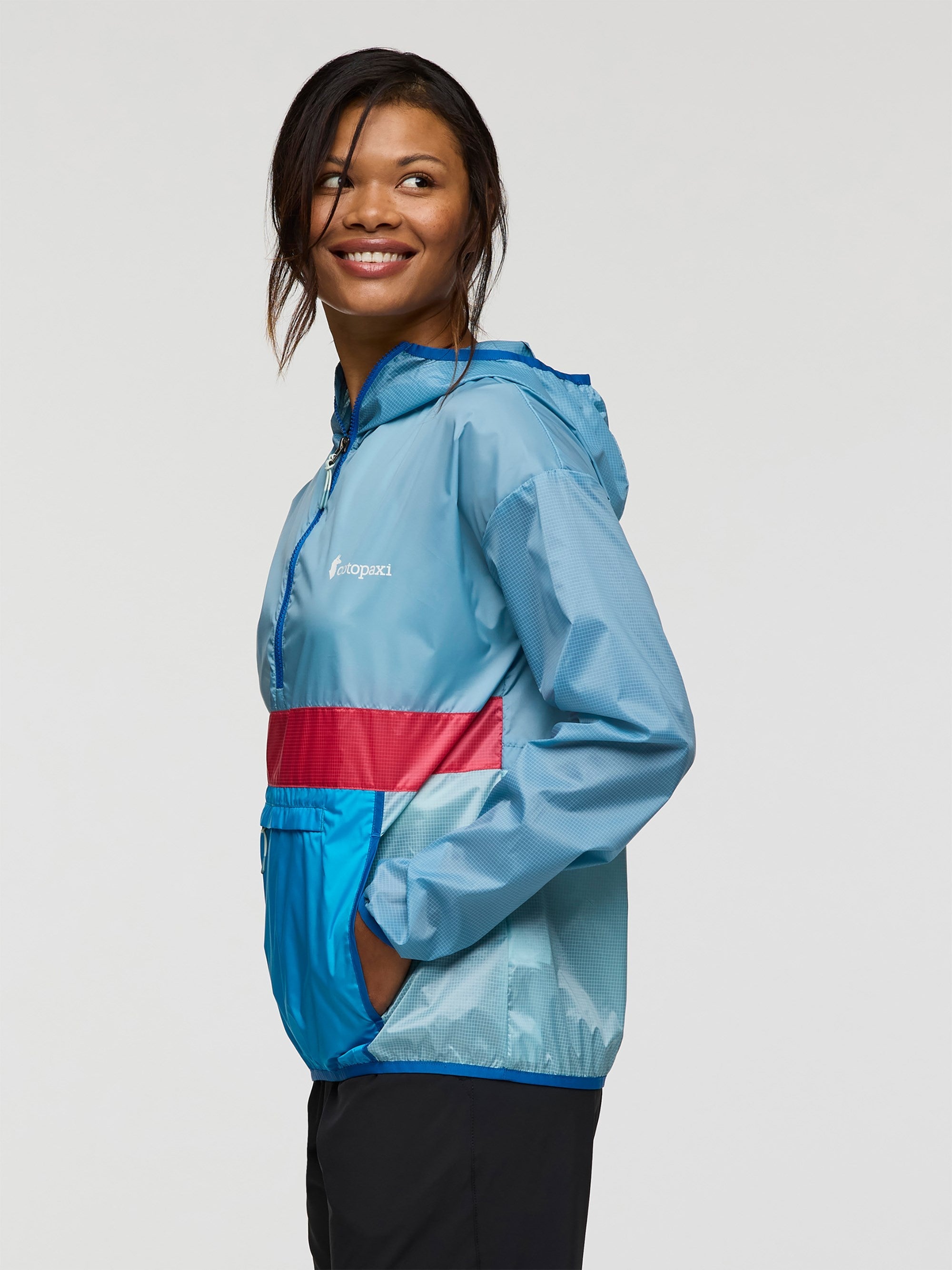 Cotopaxi Womens Teca Half-Zip Windbreaker