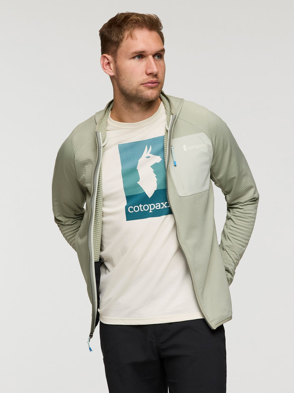 Cotopaxi Otero Mens Fleece Full-Zip Hooded Jacket
