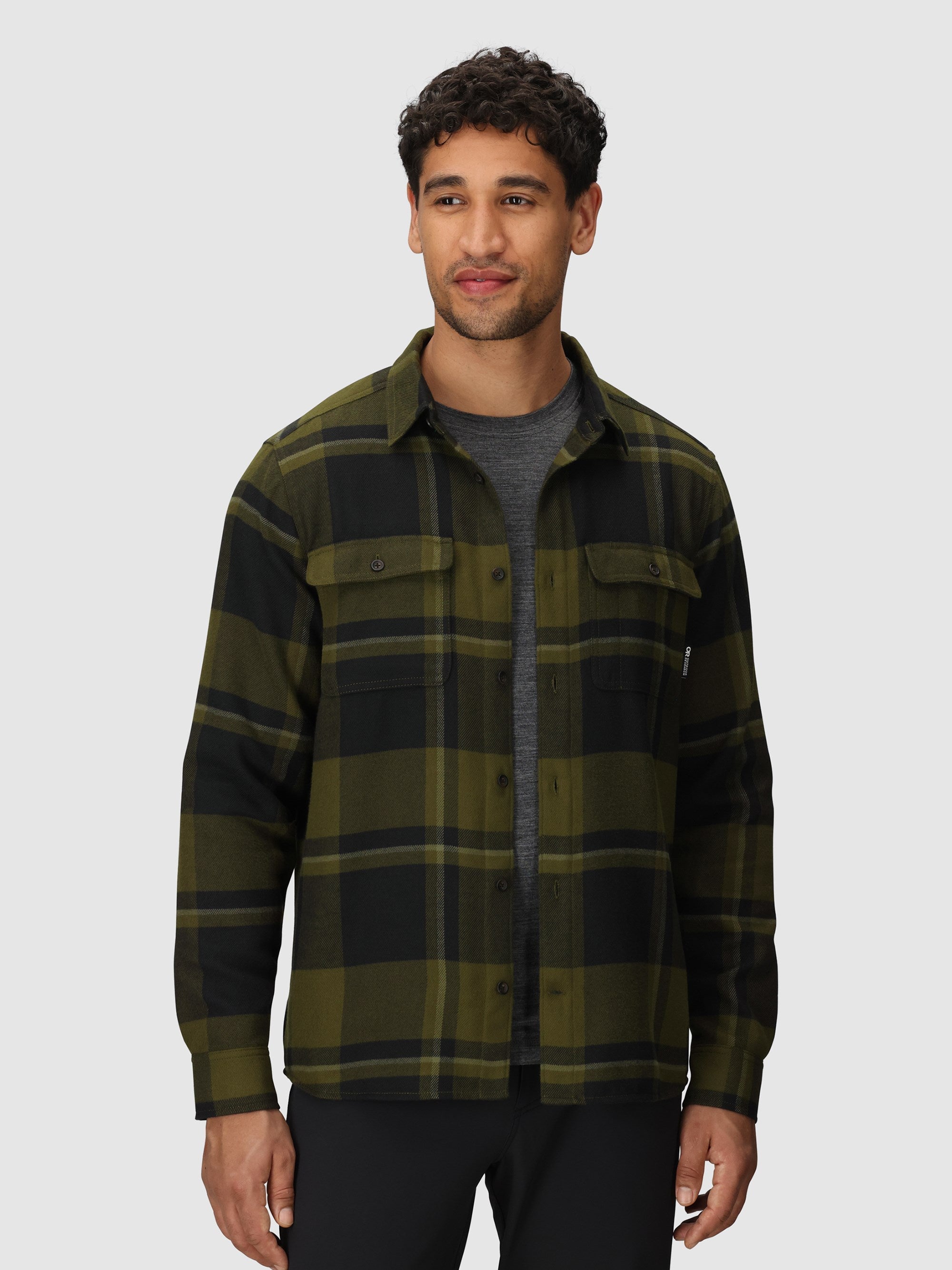 Outdoor Research Mens Feedback Flannel Twill Shirt