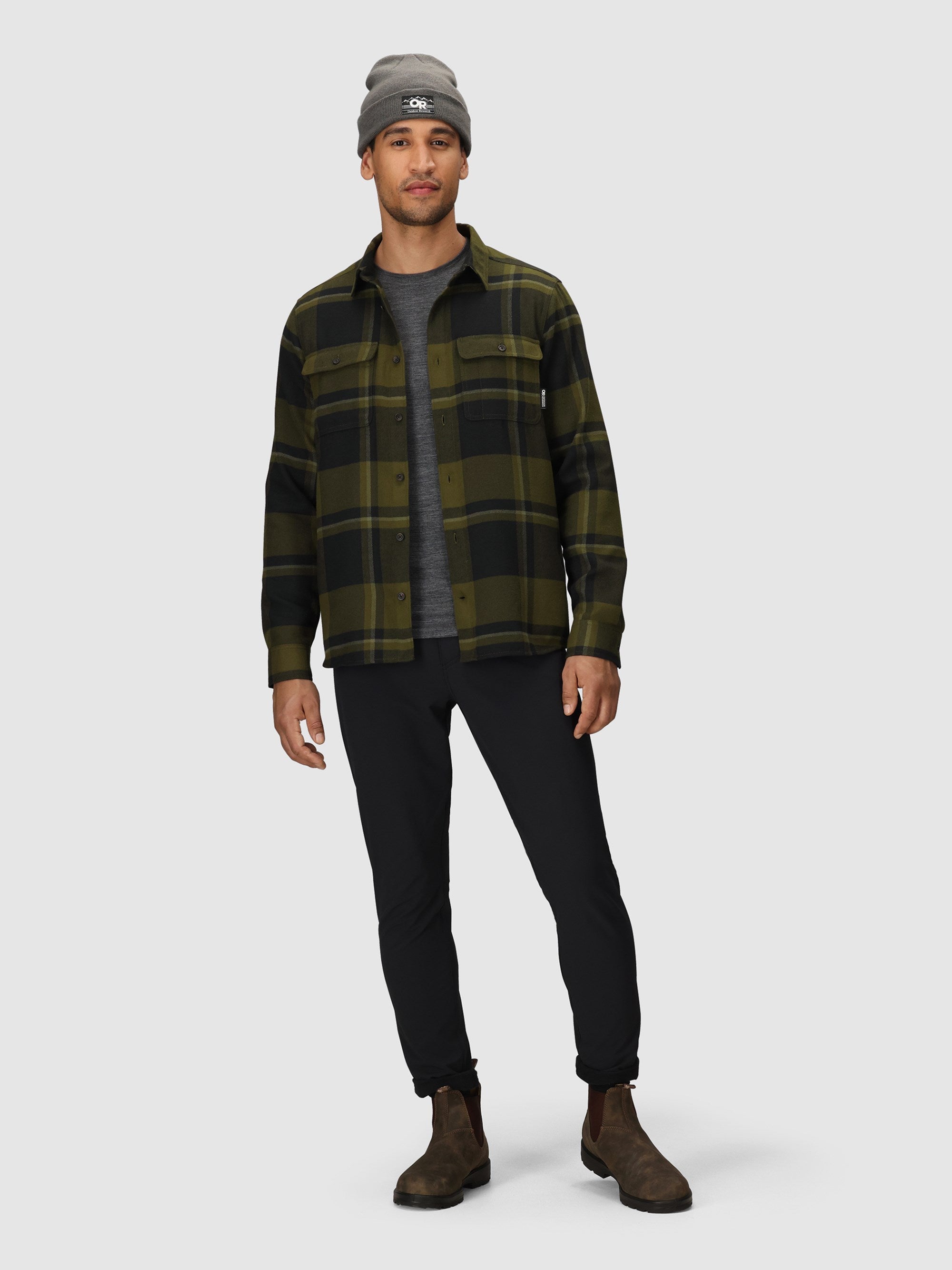 Outdoor Research Mens Feedback Flannel Twill Shirt