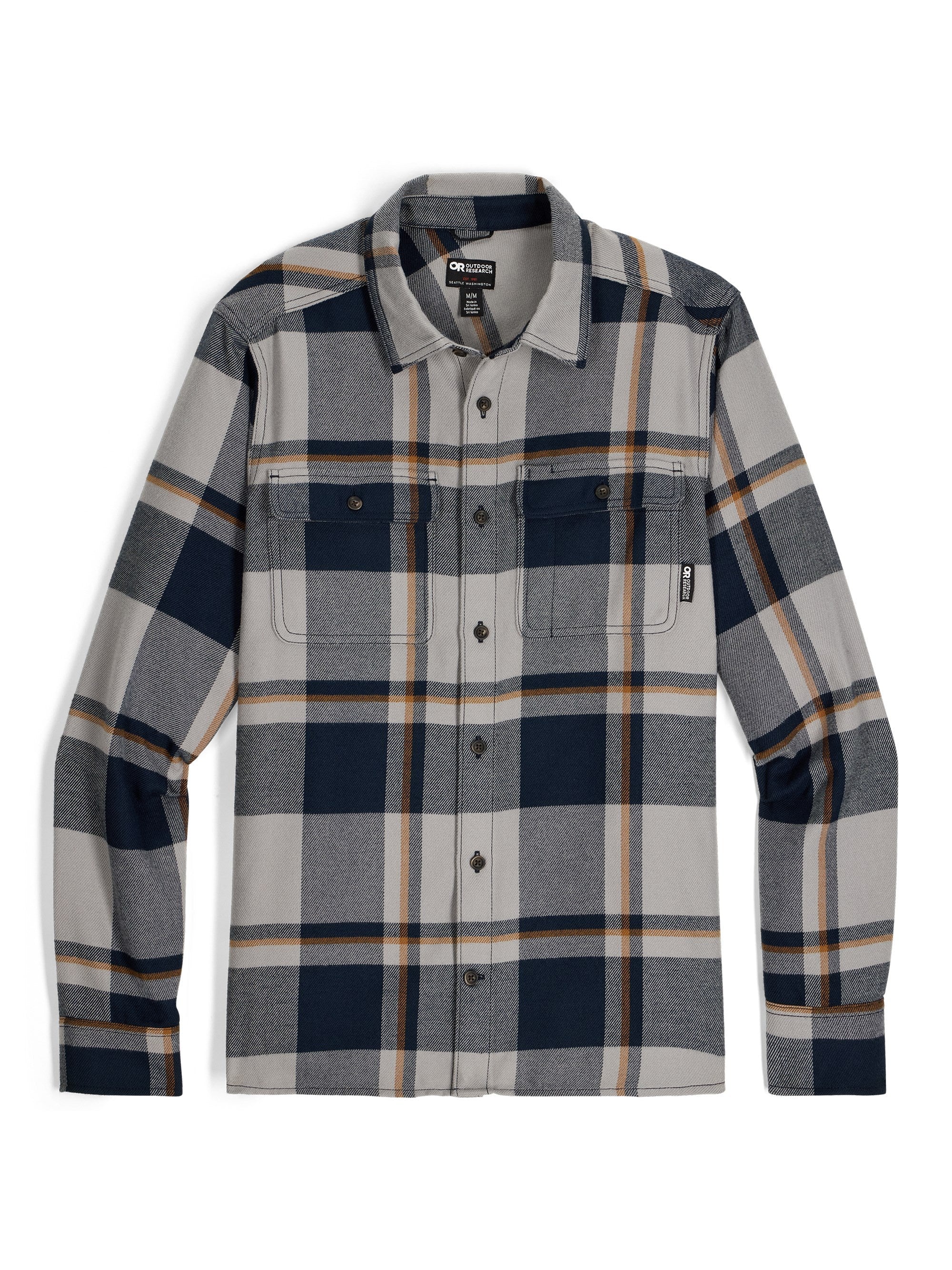 Outdoor Research Mens Feedback Flannel Twill Shirt