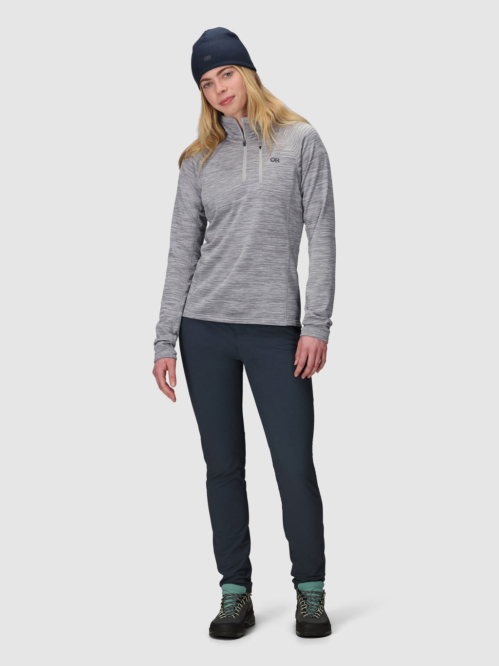 Outdoor Research Womens Vigor Grid Fleece Quarter Zip