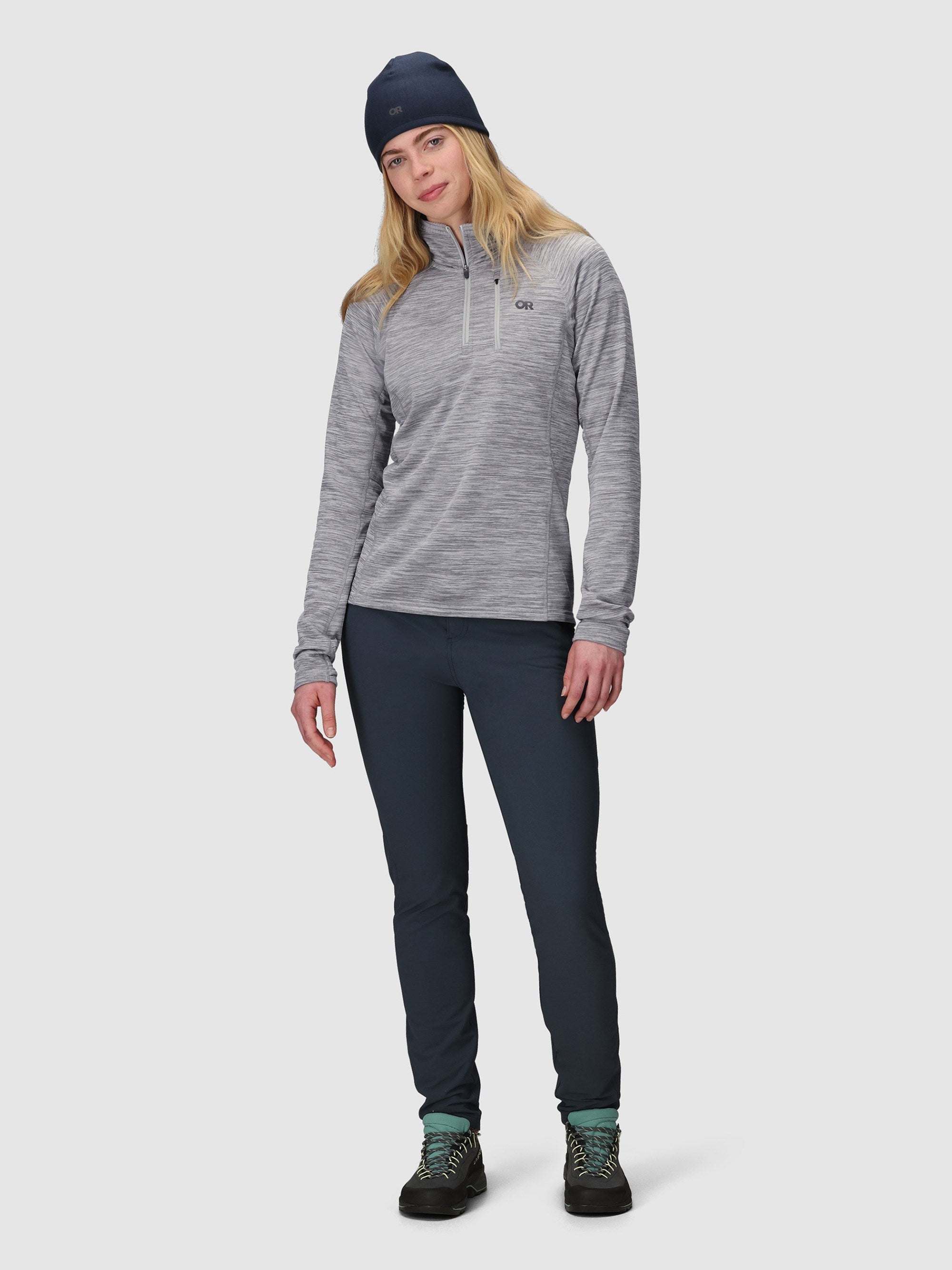 Outdoor Research Womens Vigor Grid Fleece Quarter Zip