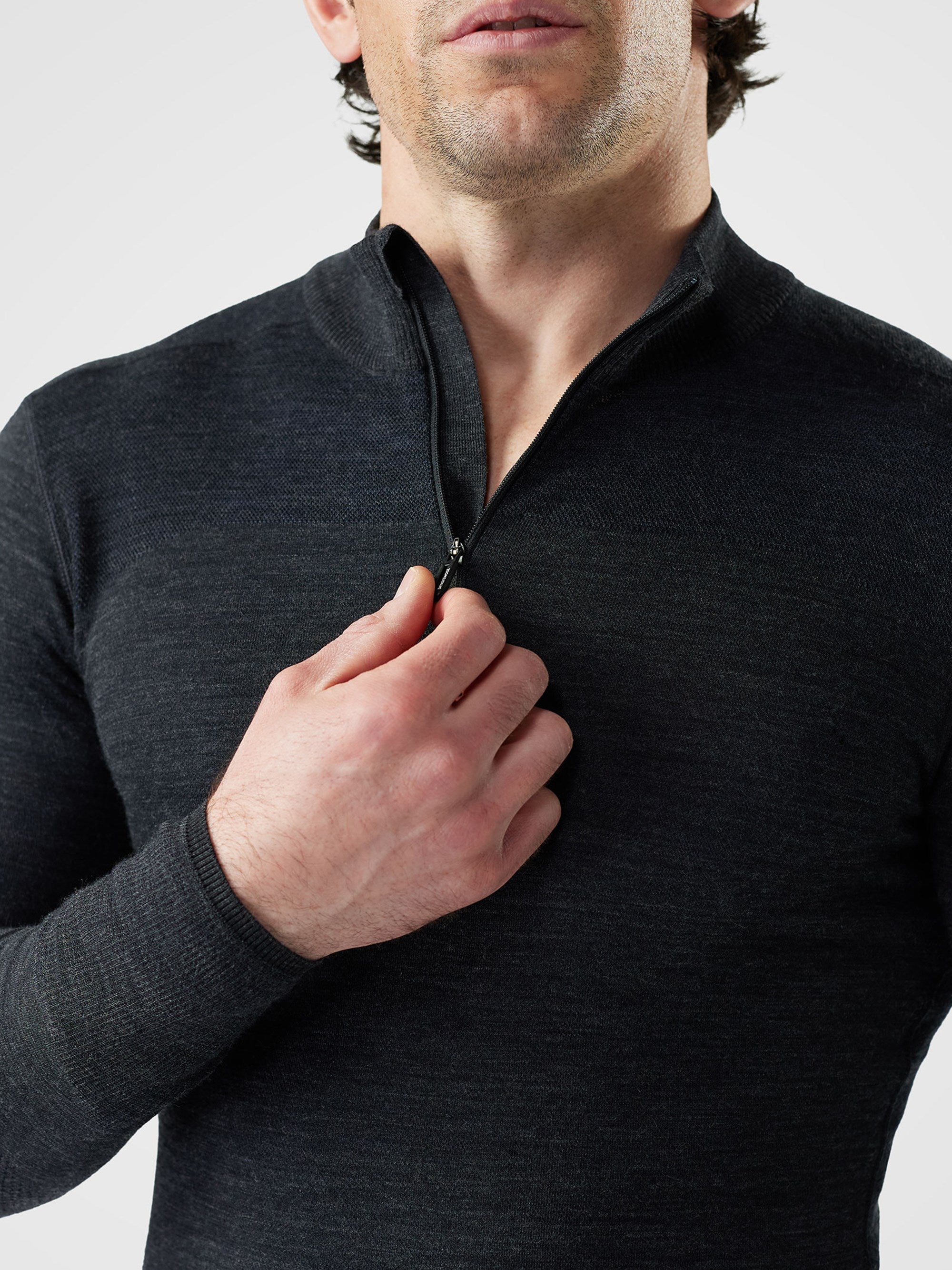 Smartwool Mens Intraknit Thermal Merino Base Layer 1/4 Zip