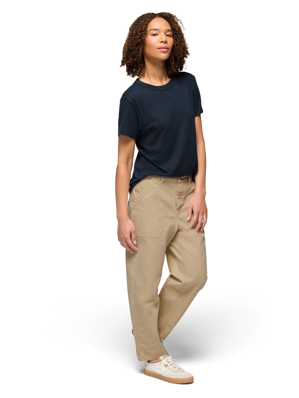 prAna Womens Cozy Up Short Sleeve Crew Tee