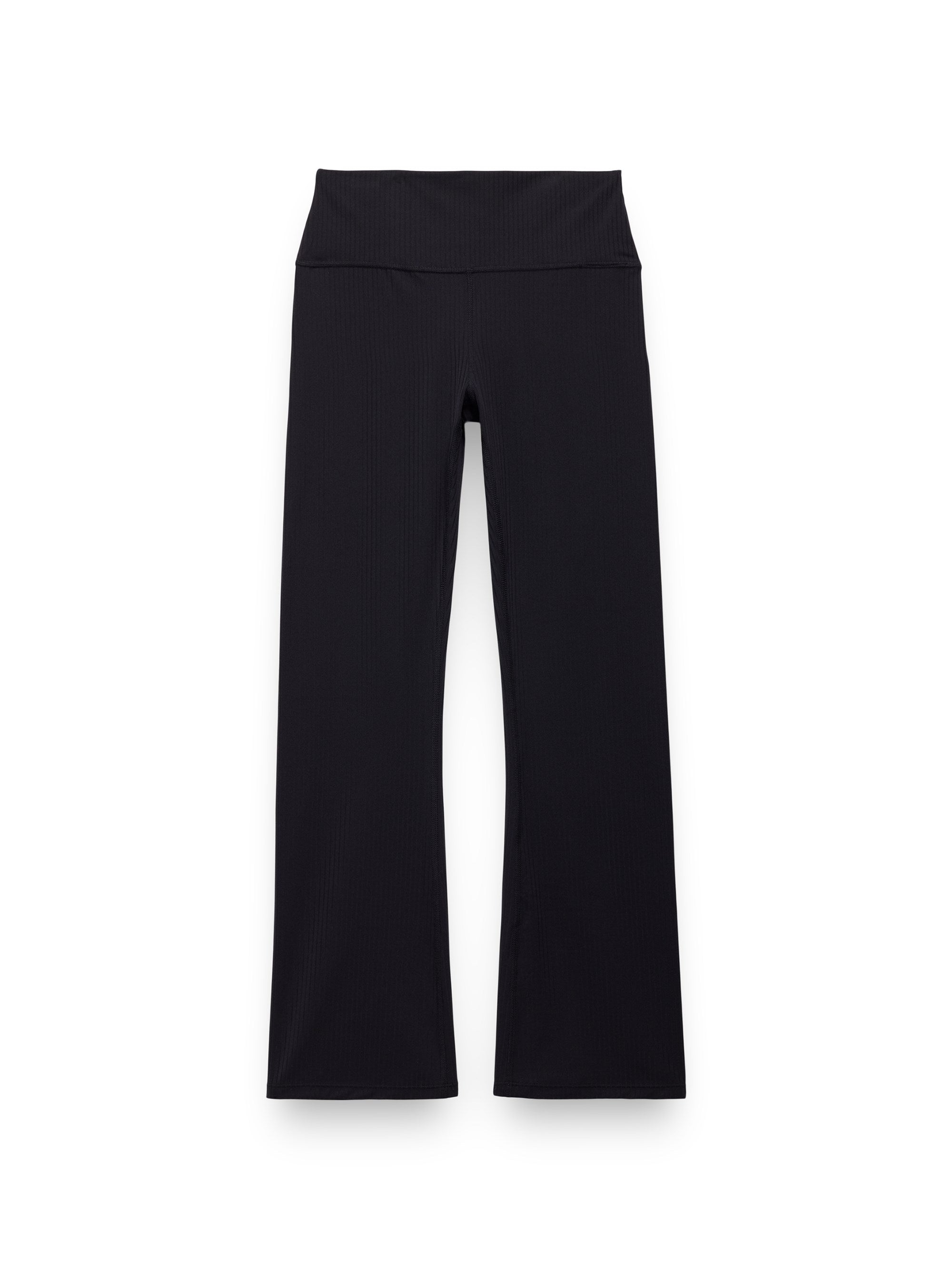 prAna Womens  Luxara Rib Flare Crop Leggings