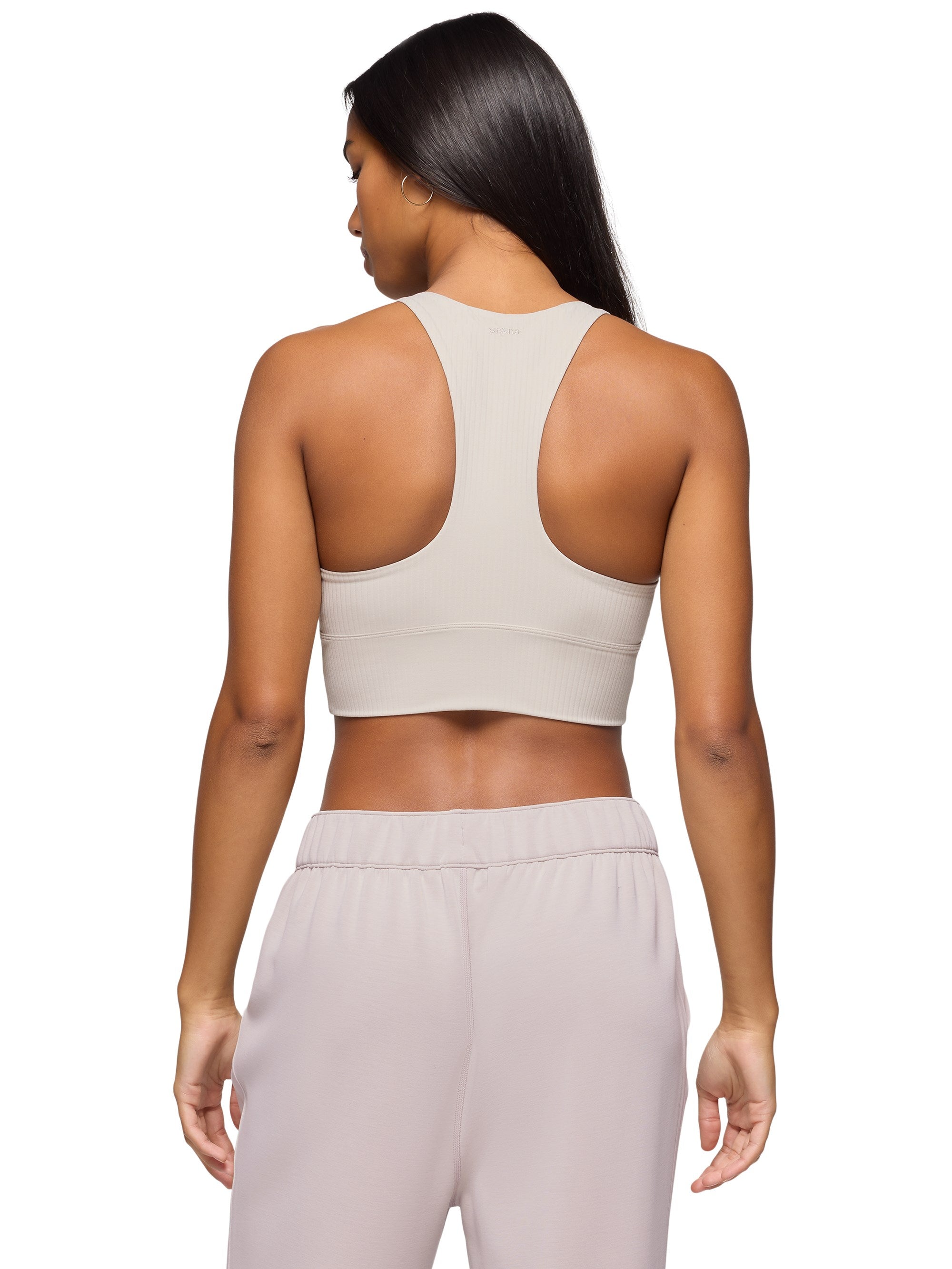 prAna Womens Luxara Rib Racerback Bralette