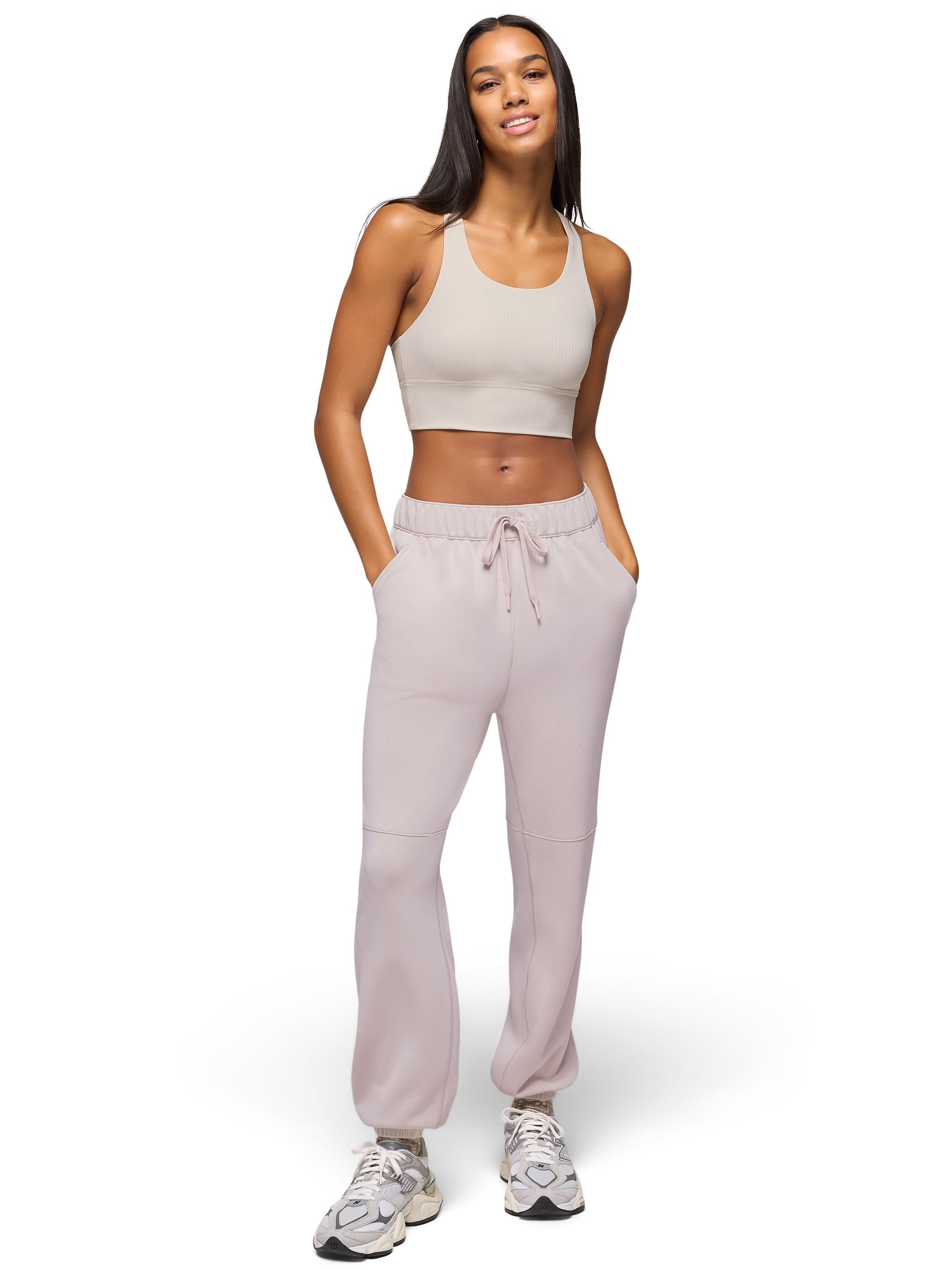 prAna Womens Luxara Rib Racerback Bralette