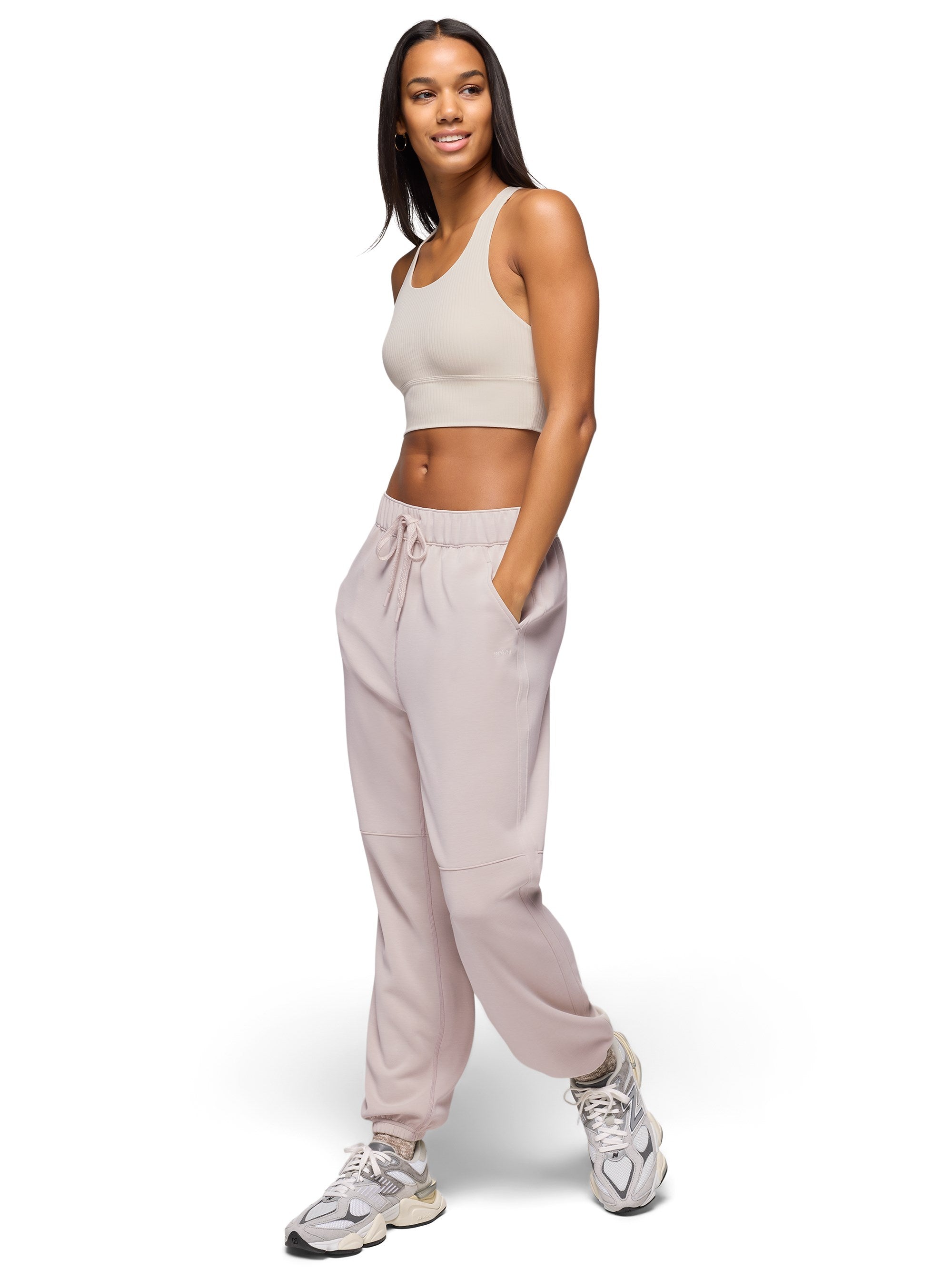 prAna Womens Luxara Rib Racerback Bralette