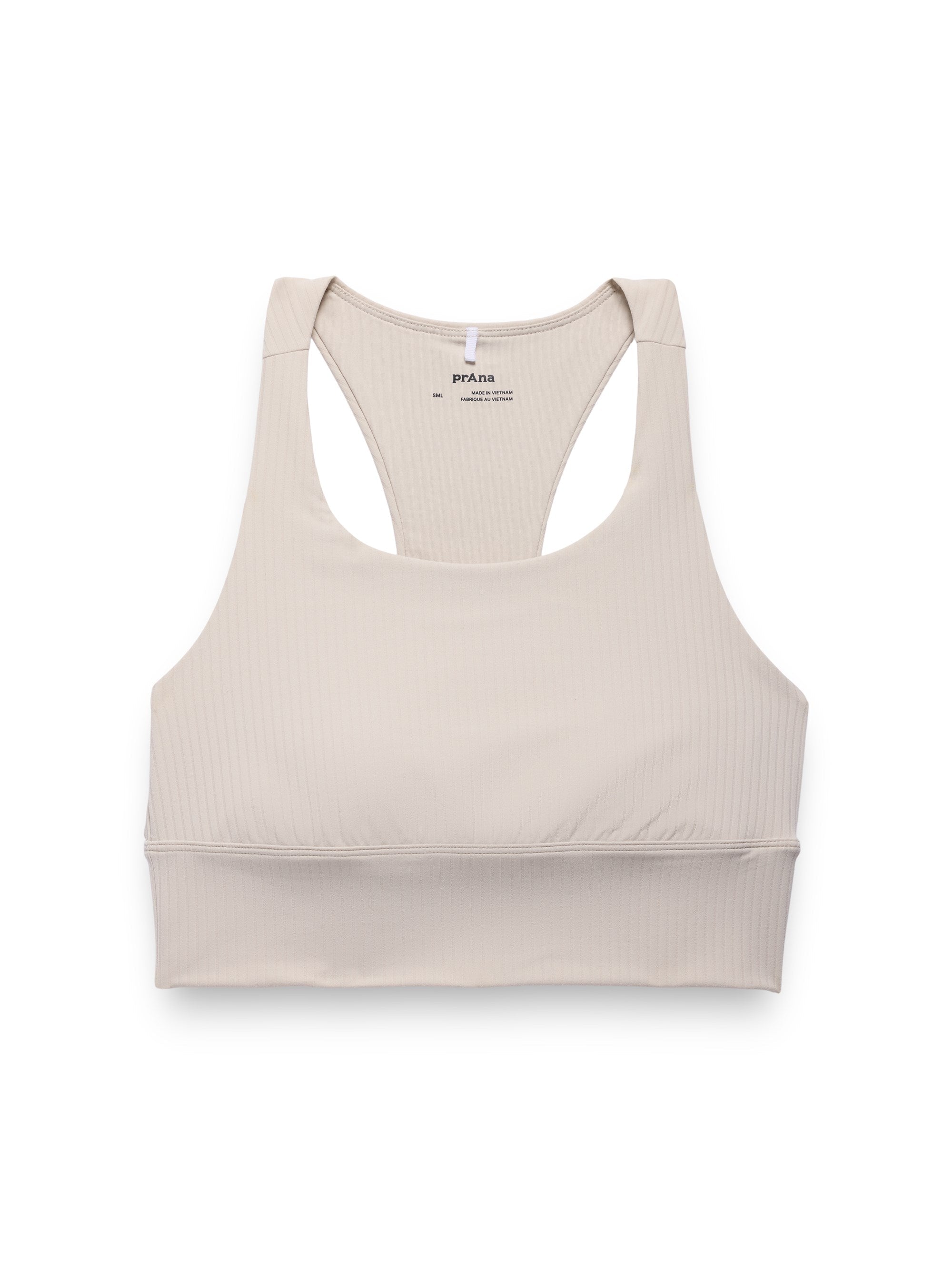 prAna Womens Luxara Rib Racerback Bralette