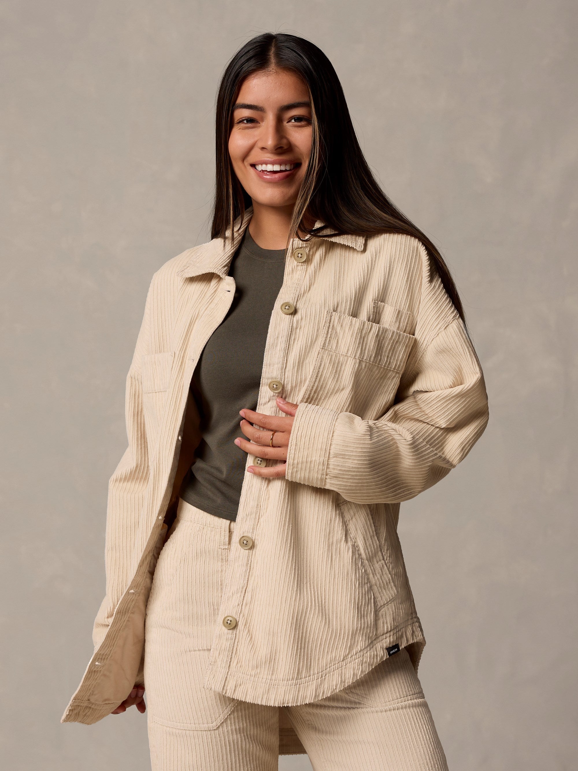 prAna Womens Annie's Canyon Cord Shacket