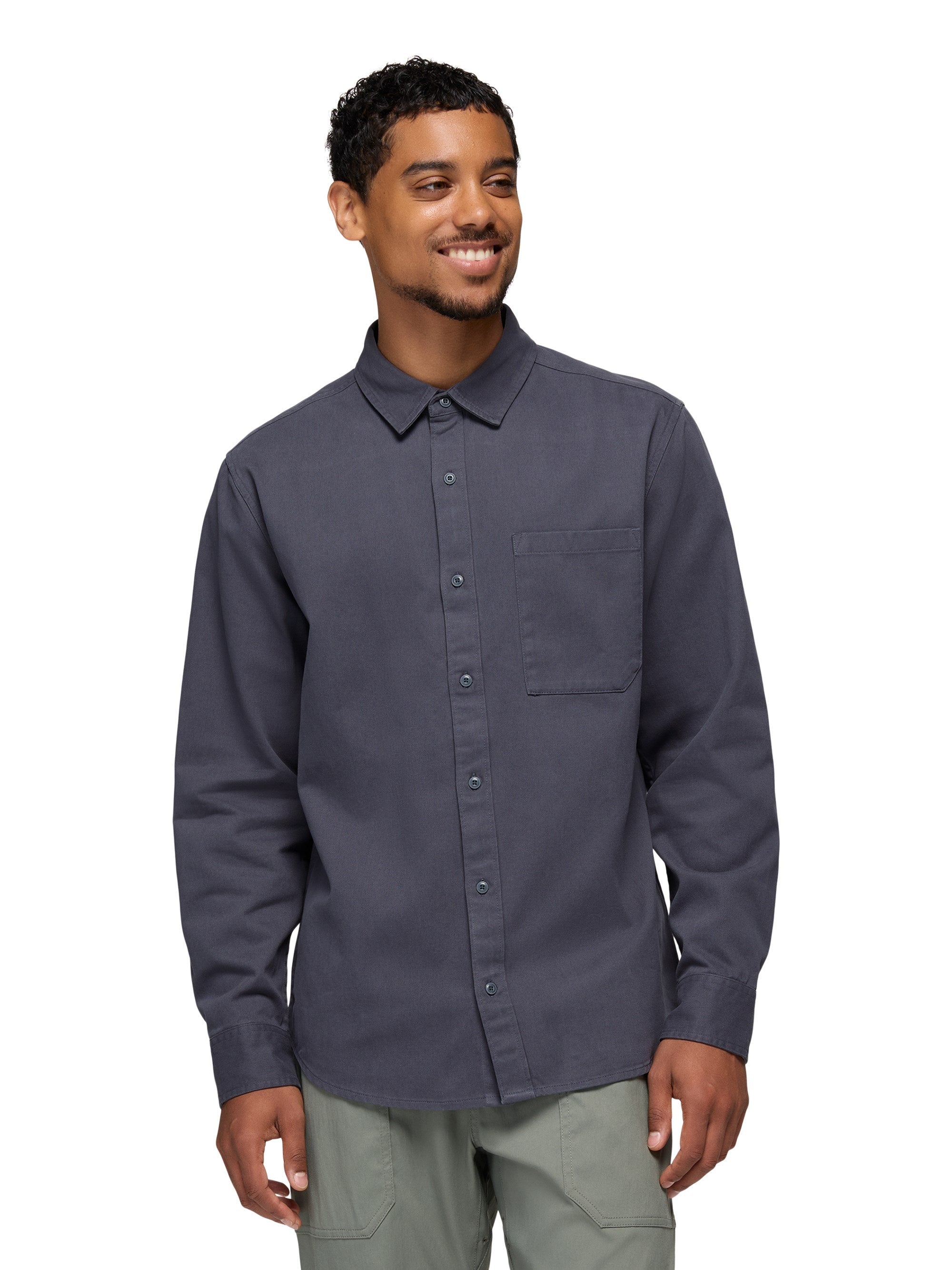 prAna Mens Arbored Long Sleeve Shirt