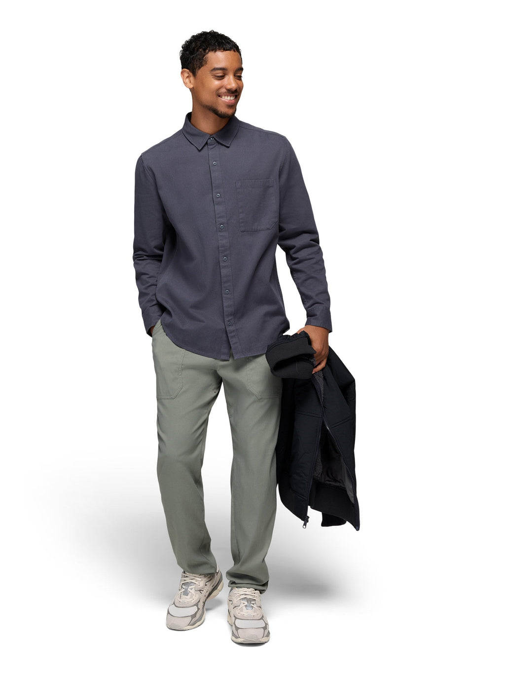 prAna Mens Arbored Long Sleeve Shirt