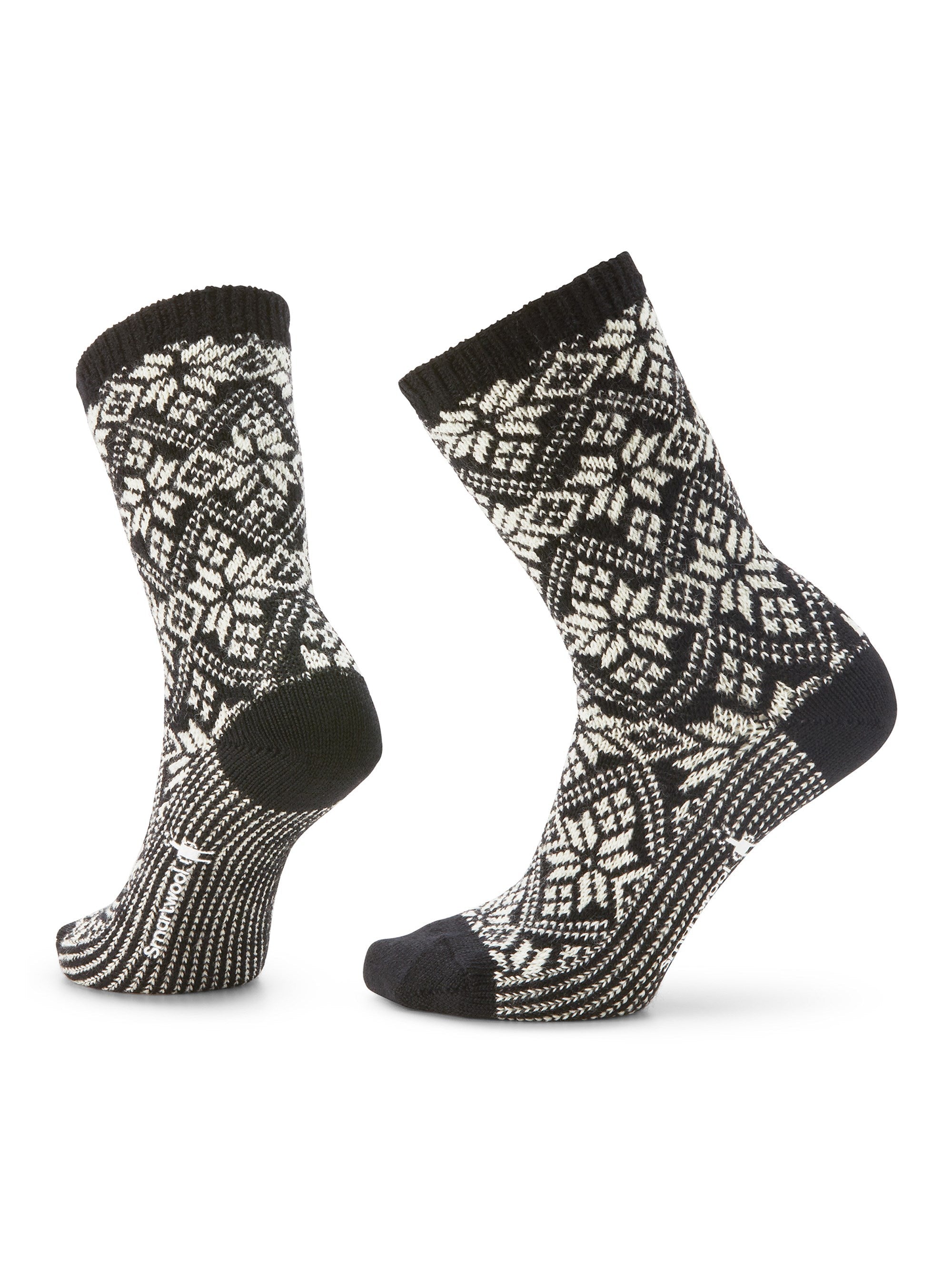 Smartwool Womens Everyday Cozy Traditional Snowflake Crew Socks