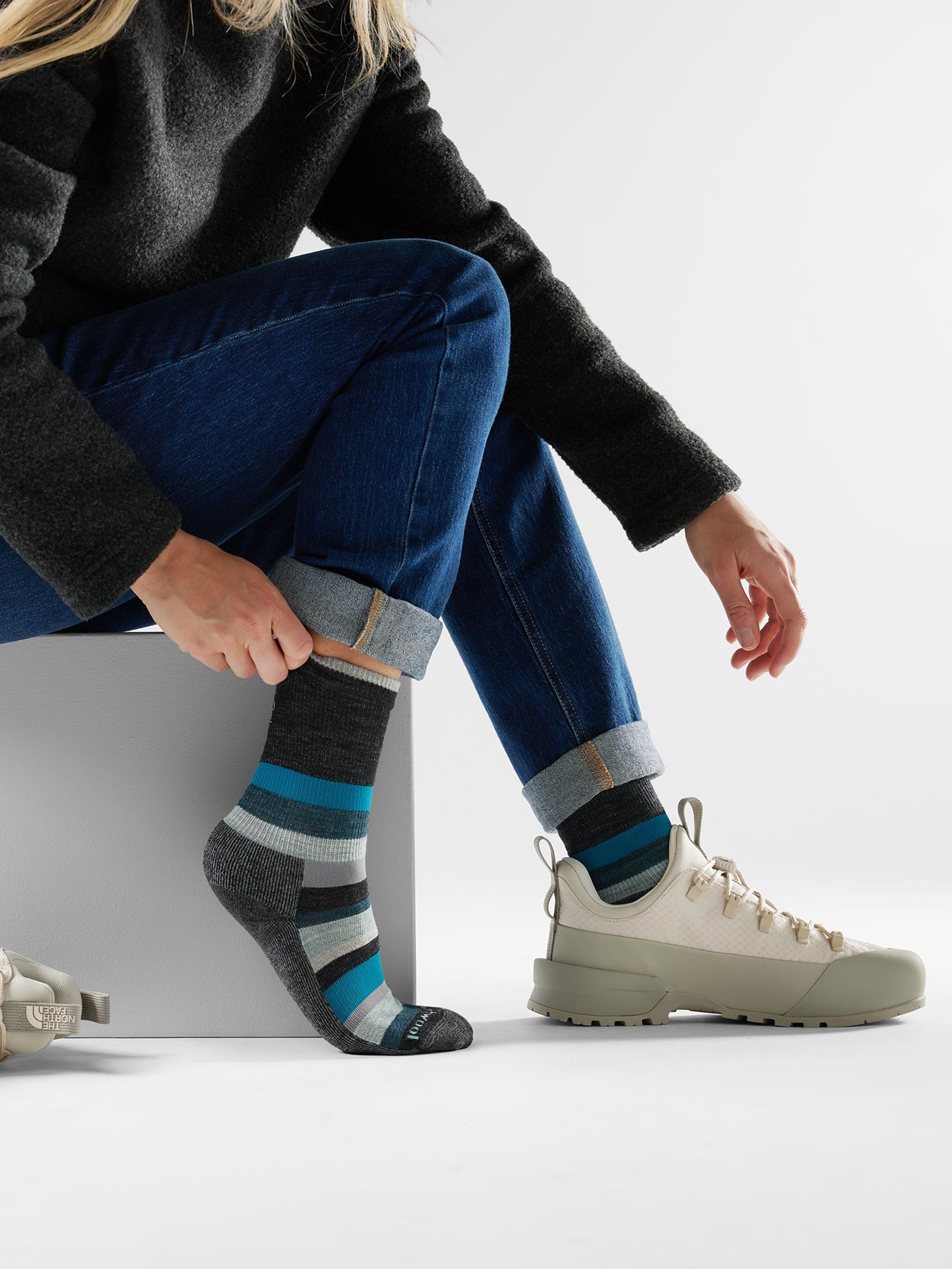Smartwool Mens Everyday Multi-Stripe Crew Socks