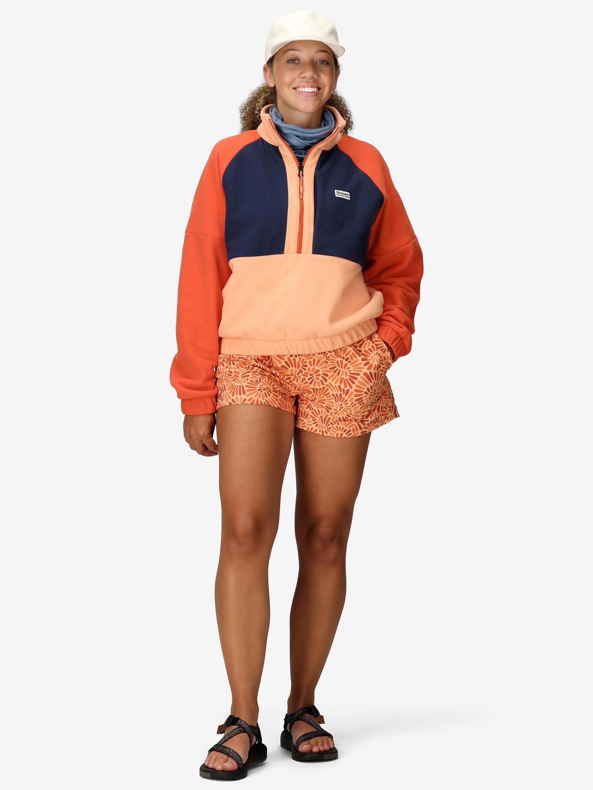 Marmot Womens Retro Rocklin Half Zip Fleece