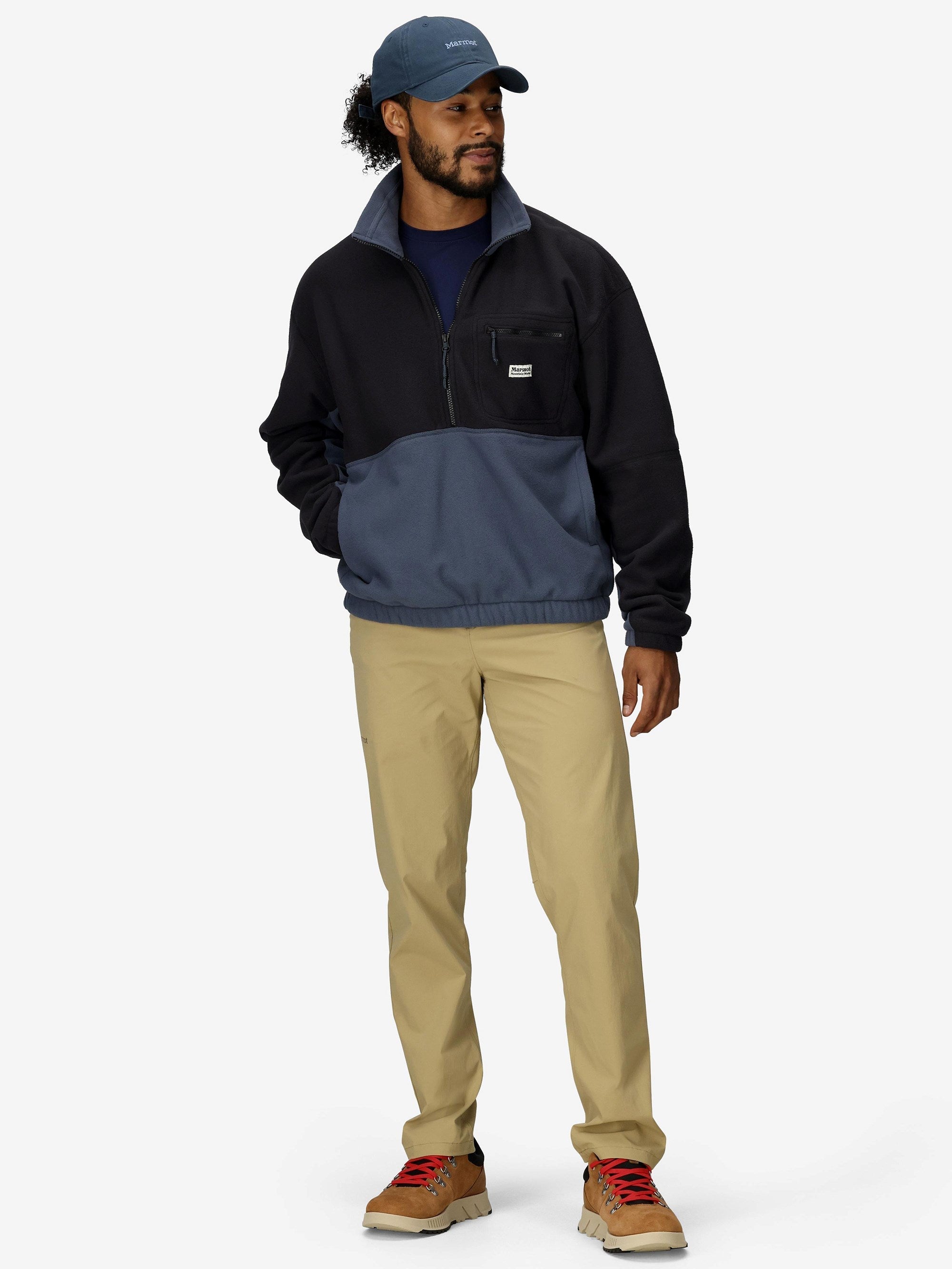 Marmot Mens Retro Rocklin 1/2-Zip Fleece