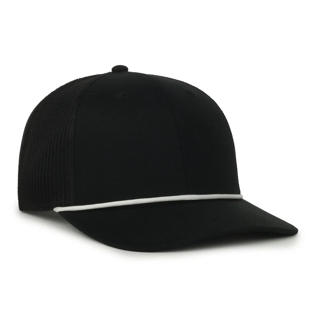 Outdoor Cap 771C Cord Premium Modern Trucker Cap – Pro Round Crown, Mesh Back, Chino Twill Front