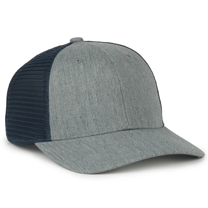 Outdoor Cap FLX672M ProFlex® Stretch Mesh Cap – Structured Pro Round Crown, Premium Cotton Twill, Adjustable Sweatband
