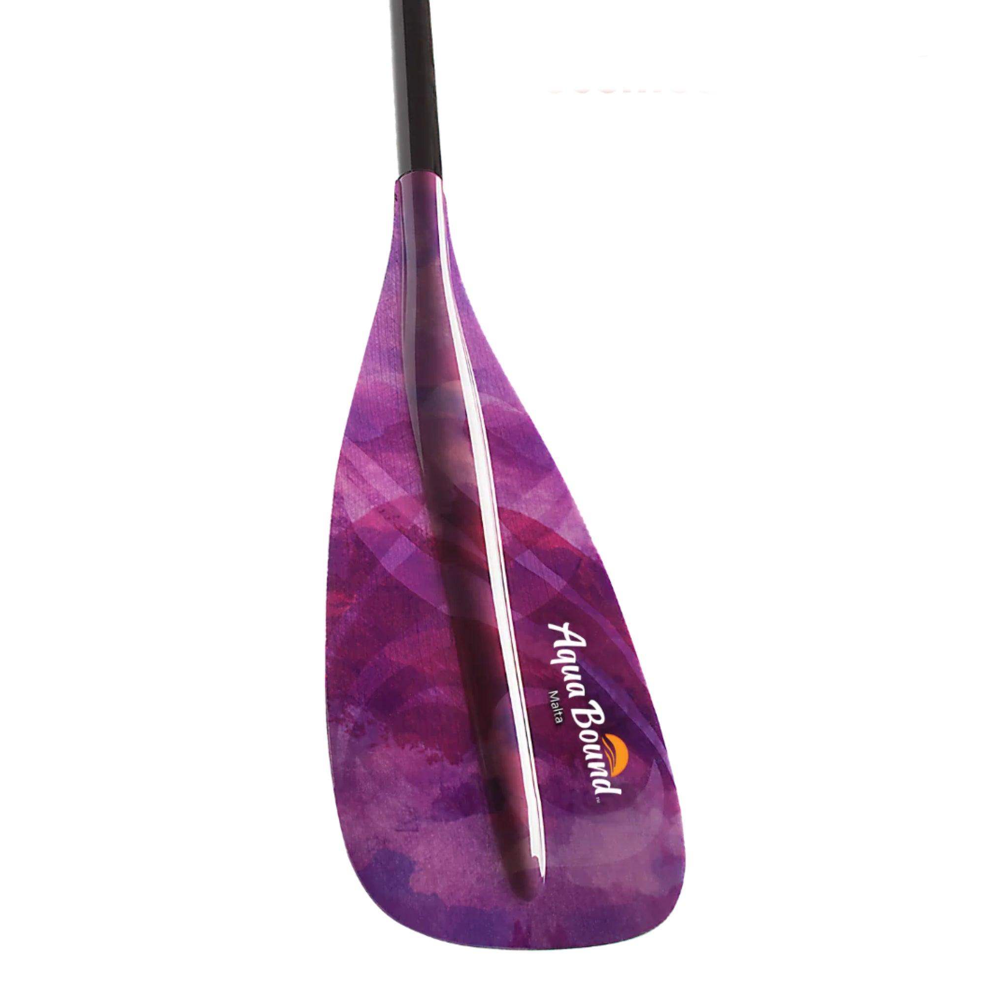 Aqua-Bound Malta Fiberglass 2 Piece SUP Paddle Berry 70-80