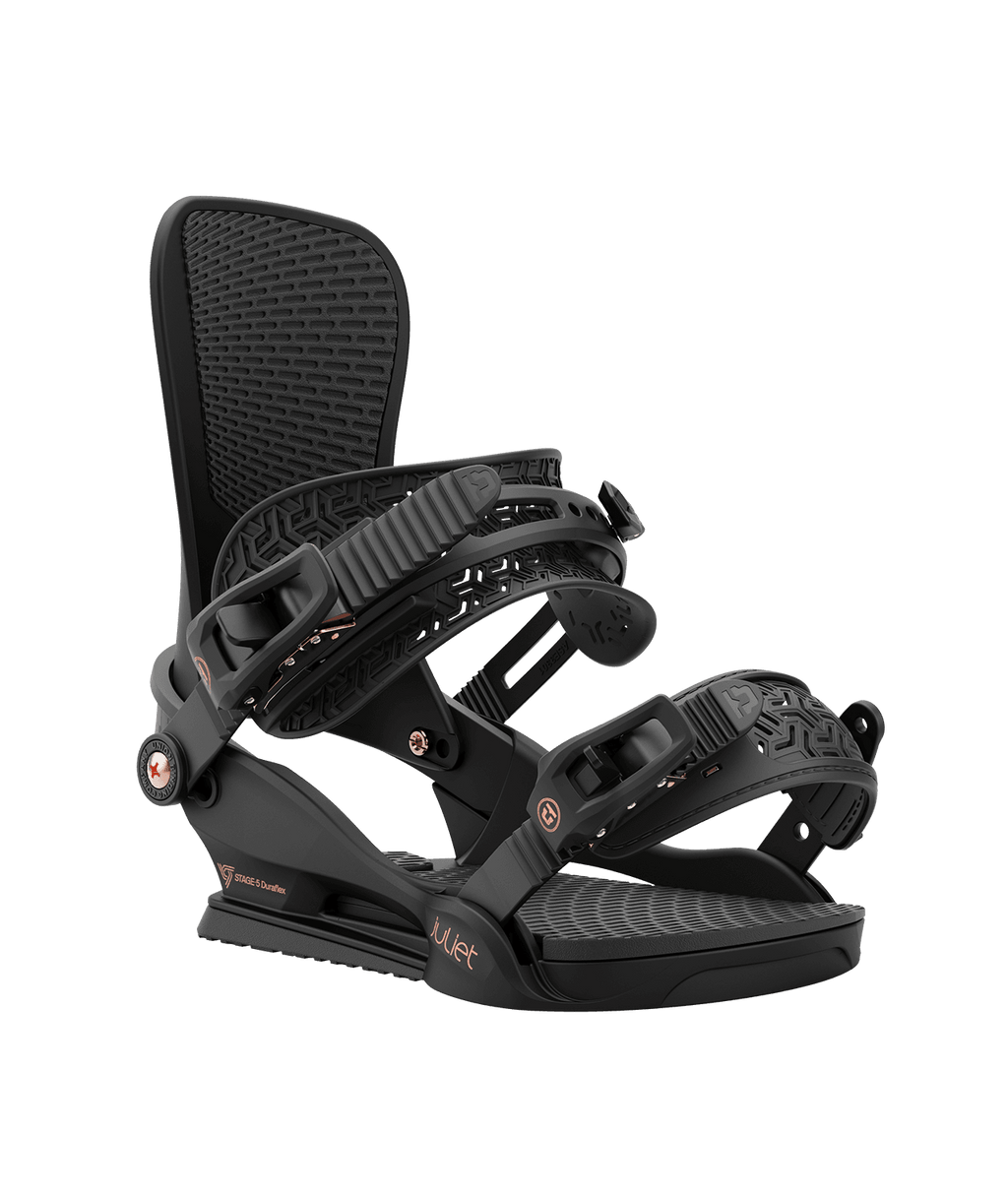 Union Juliet Snowboard Bindings - Women's 2025 | Comfortable Mid-Flex All-Mountain Women's Binding: Ideal for Beginner to Intermediate Riders Ready to Advance