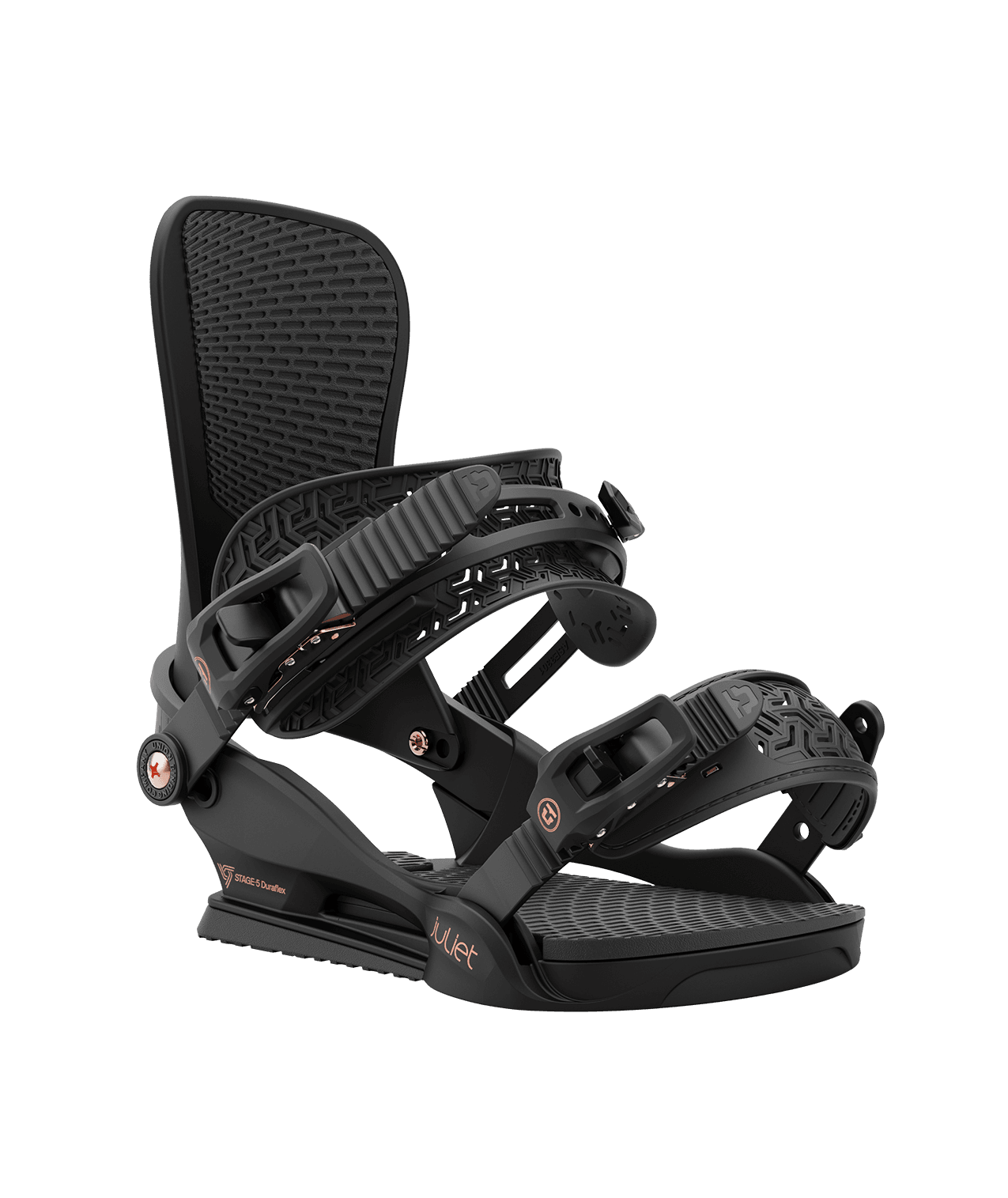 Union Juliet Snowboard Bindings - Women's 2025 | Comfortable Mid-Flex All-Mountain Women's Binding: Ideal for Beginner to Intermediate Riders Ready to Advance