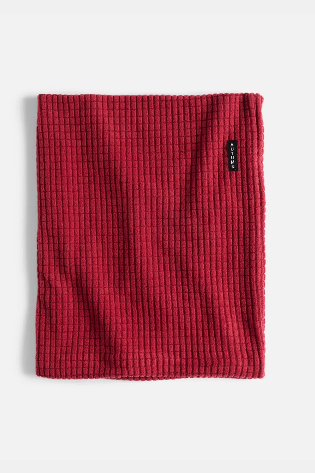Autumn Grid Fleece Neck Gaiter – Dual Layer