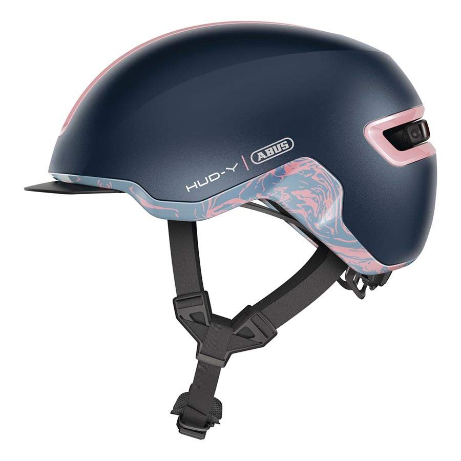 ABUS Hud-Y Recreational Helmet – Stylish Urban Protection with Integrated LED Light