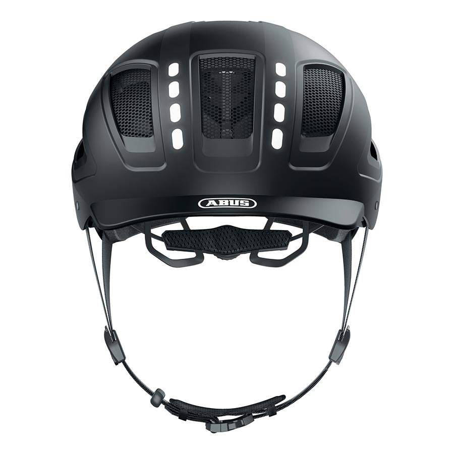 ABUS Hyban 2.0 LED Helmet – Urban Cycling Safety with Integrated LED Lights & Hard Shell Protection