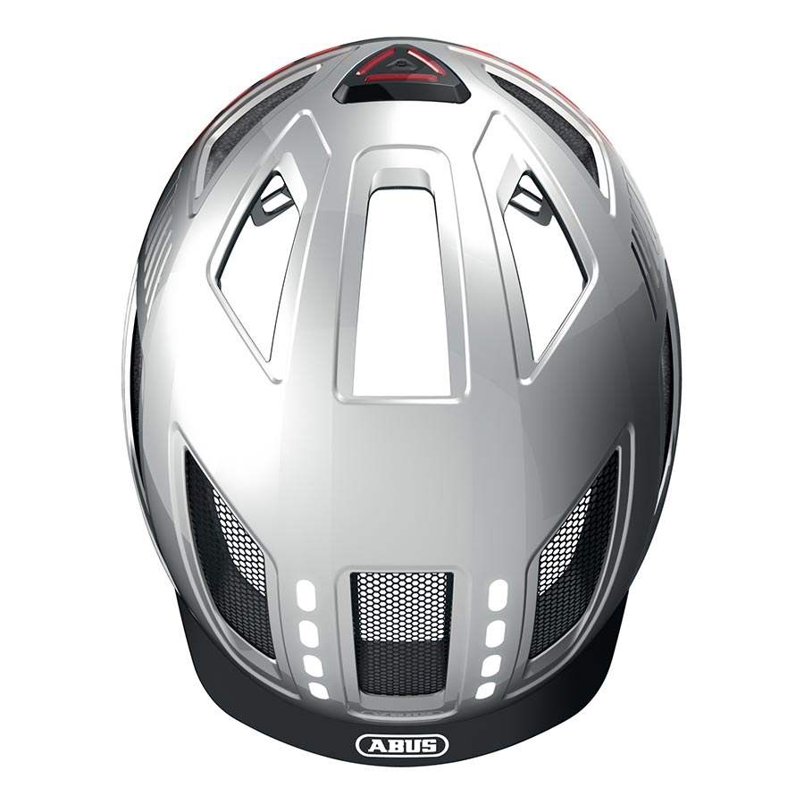 ABUS Hyban 2.0 LED Helmet – Urban Cycling Safety with Integrated LED Lights & Hard Shell Protection