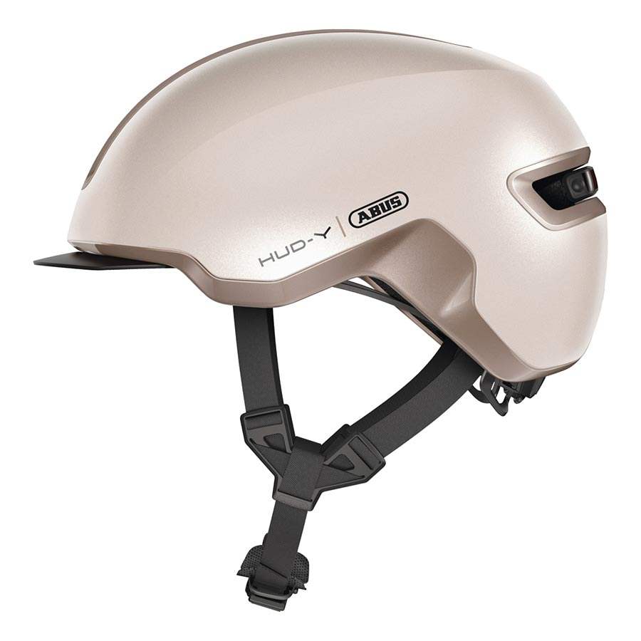 ABUS Hud-Y Recreational Helmet – Stylish Urban Protection with Integrated LED Light