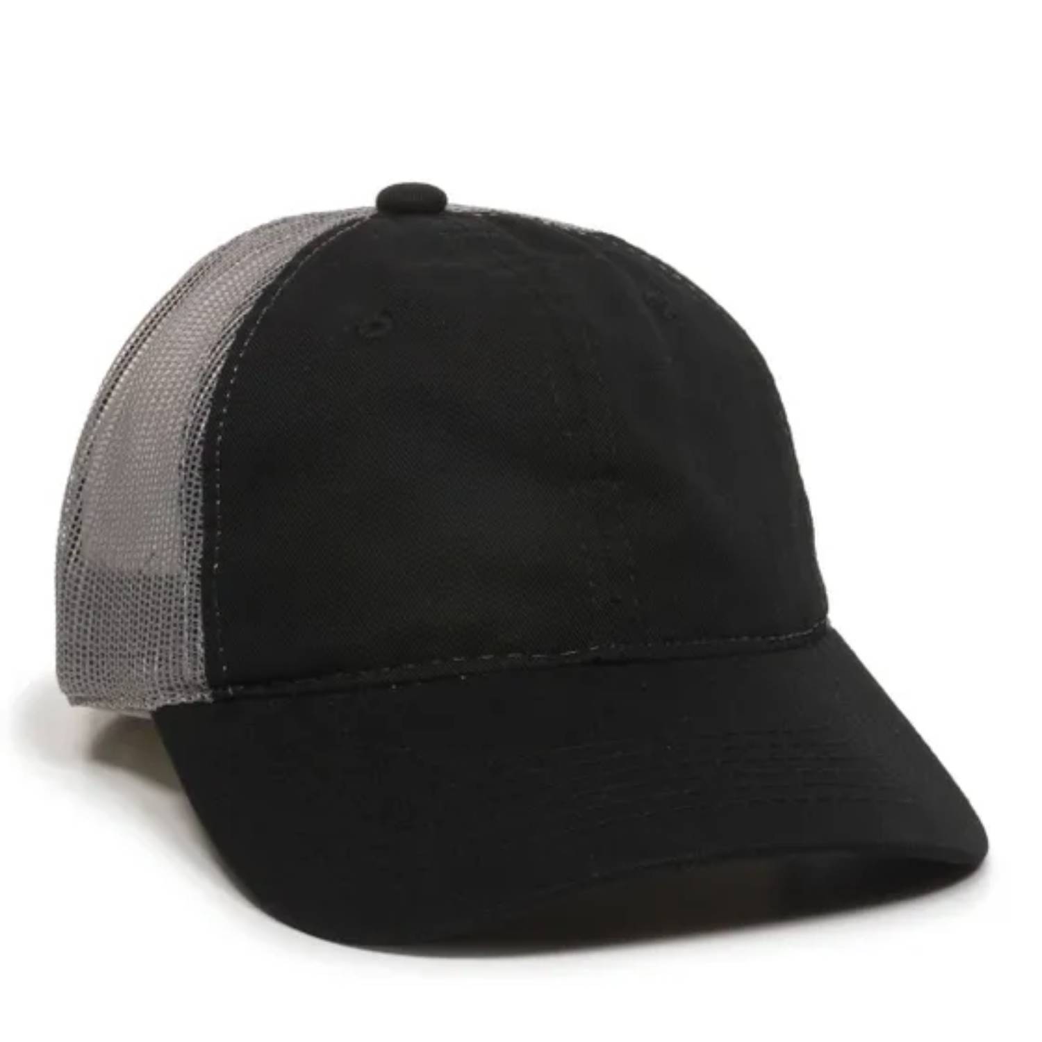 Outdoor Cap FWT-130 Garment Washed Trucker Hat – Unstructured Low Crown, Mesh Back, Adjustable Closure