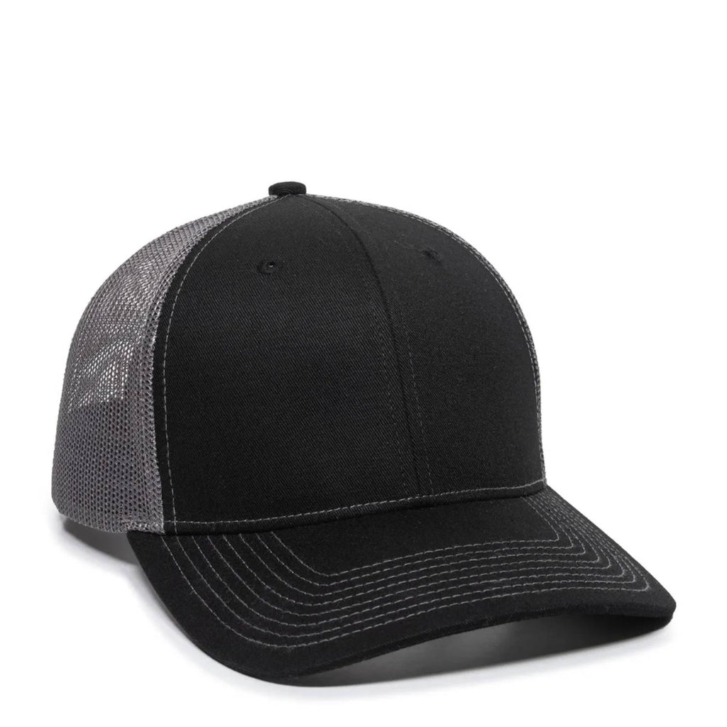 Outdoor Cap OC771 Premium Modern Trucker Cap – Pro Round Crown, Mesh Back, Structured Fit, Adjustable Snapback